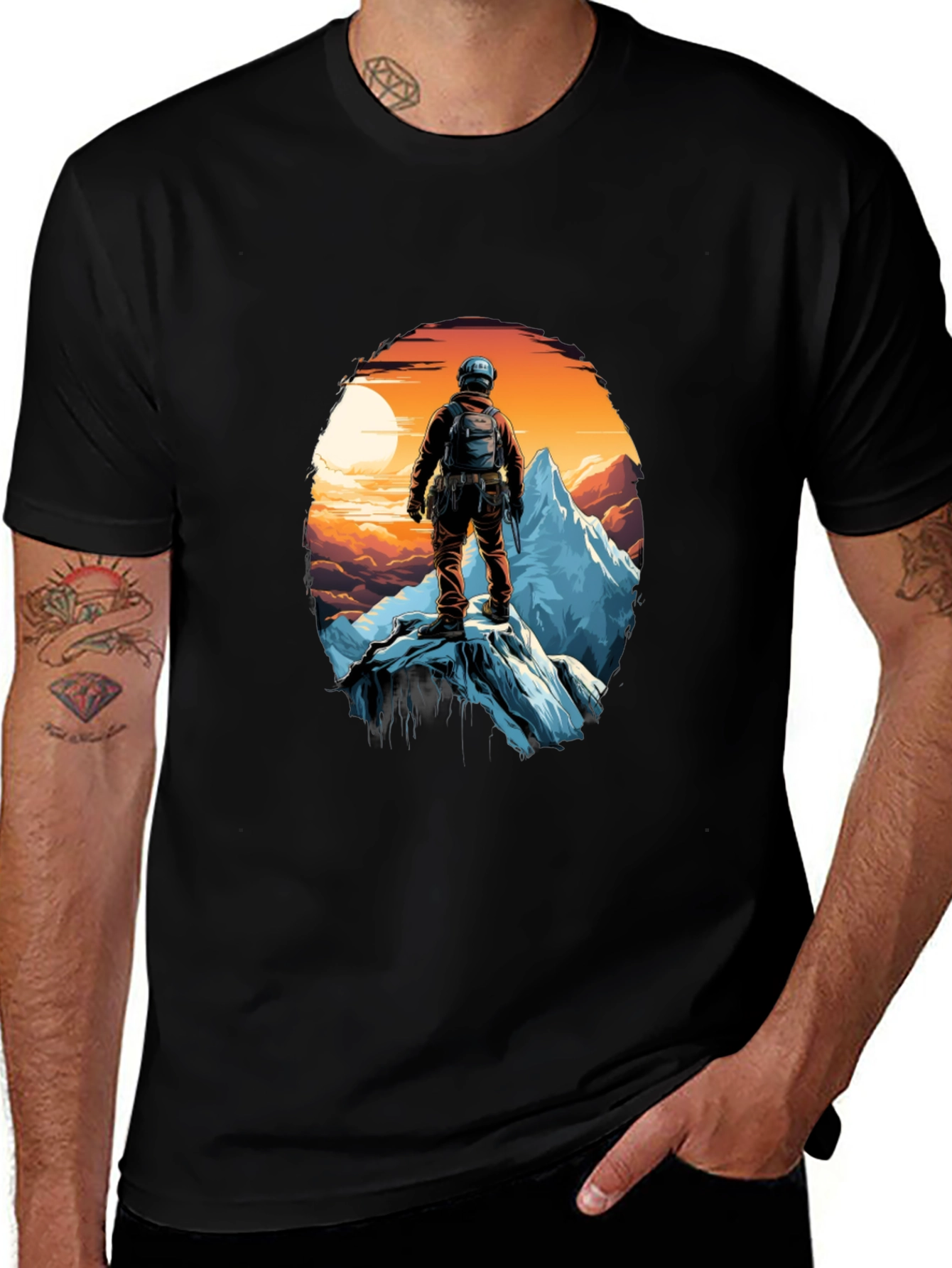 Variant 28 of Mountain Climber Graphic Tee - Adventure Awaits!