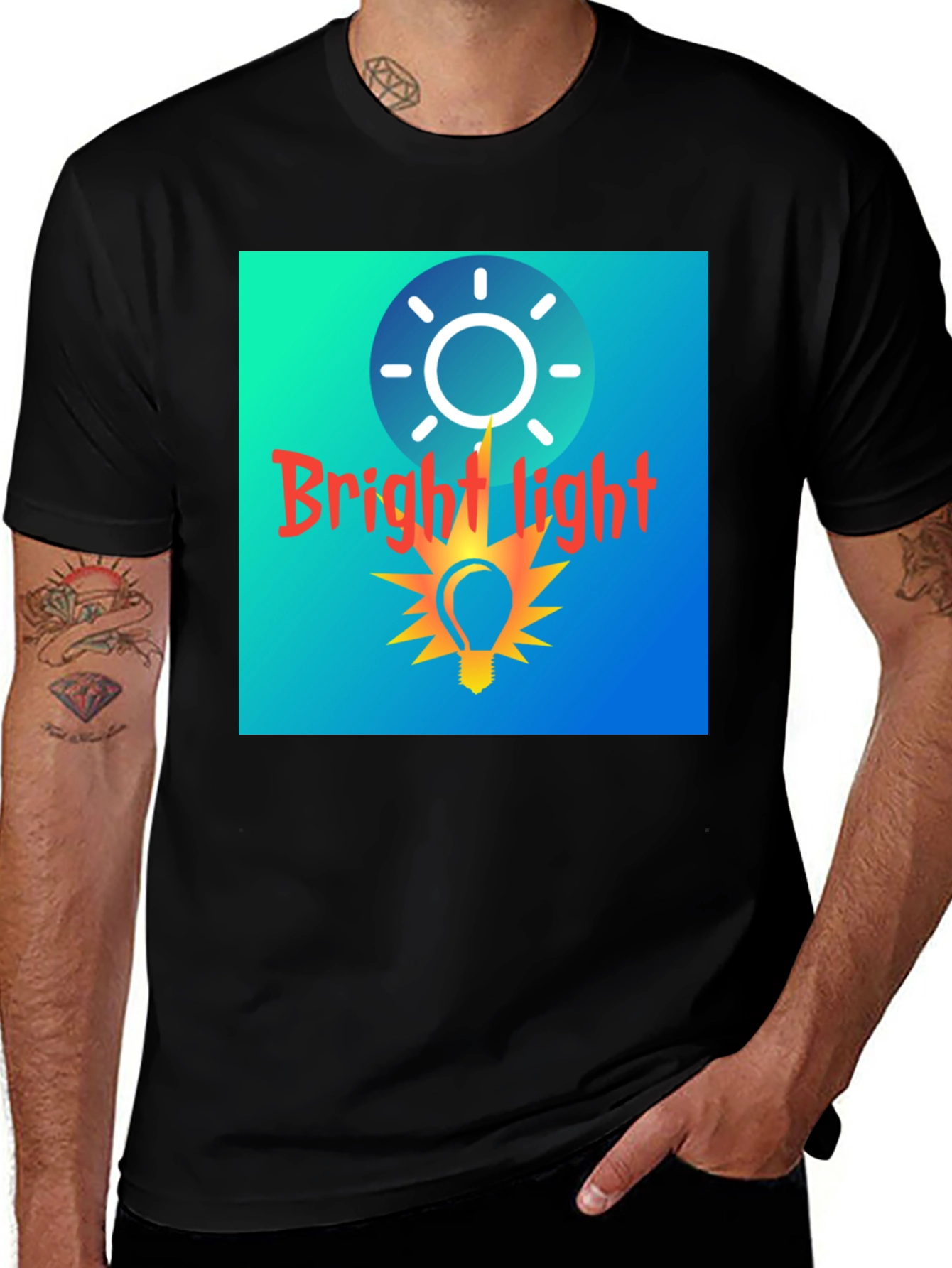 Variant 22 of Bright Light Graphic Tee - Stylish Comfort