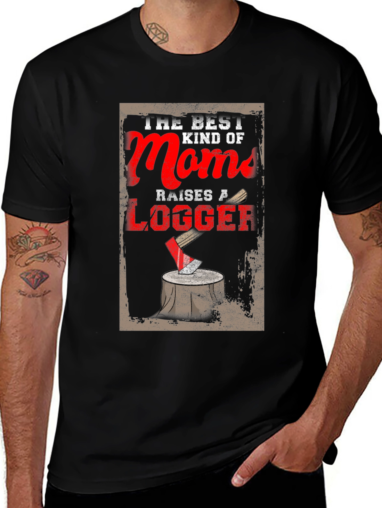 Variant 2 of Logger Mom T-Shirt - Best Kind of Moms