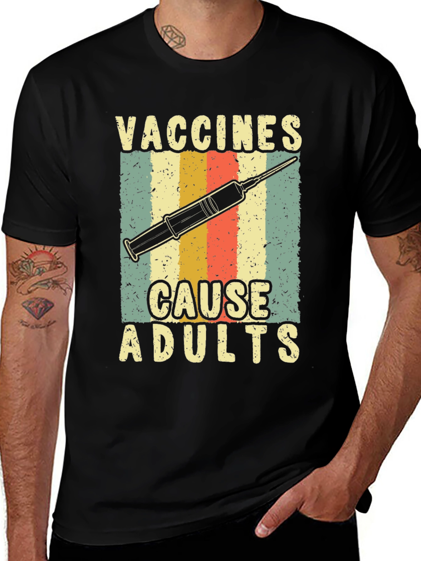Variant 23 of Vaccines Cause Adults Graphic Tee