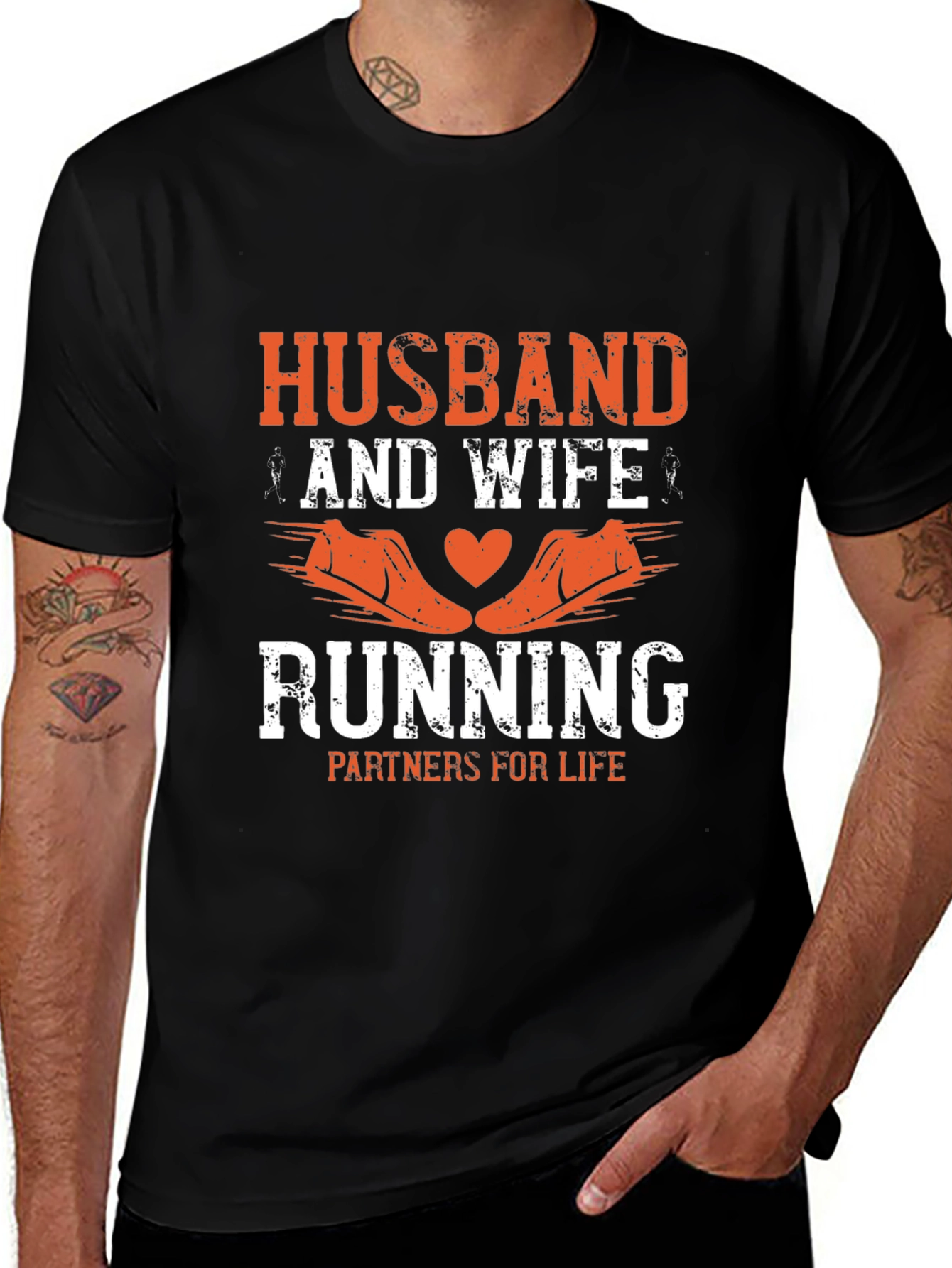 Variant 27 of Husband & Wife Running Partners T-Shirt