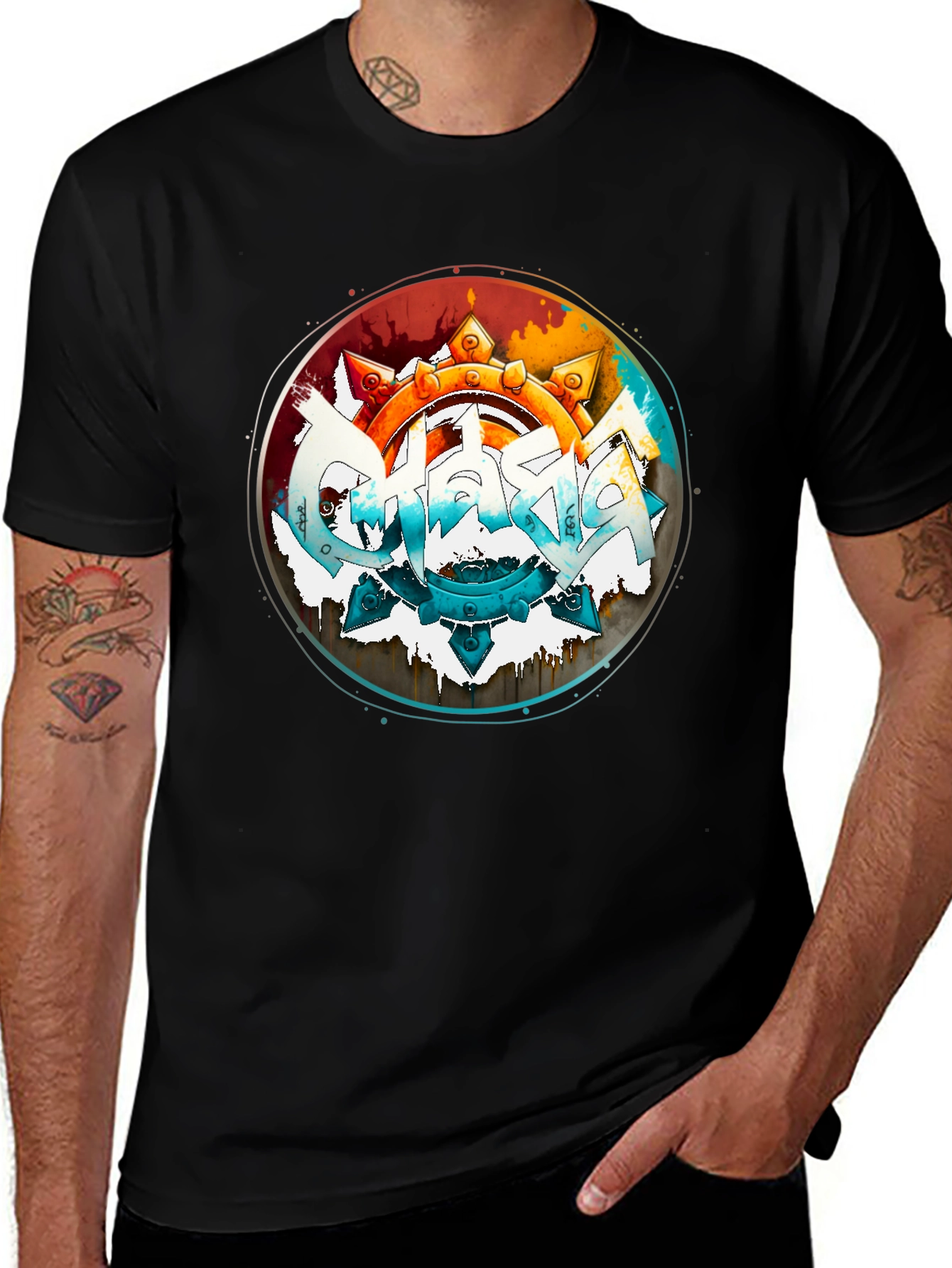 Variant 24 of Chaos T-Shirt - Abstract Graffiti Graphic Tee