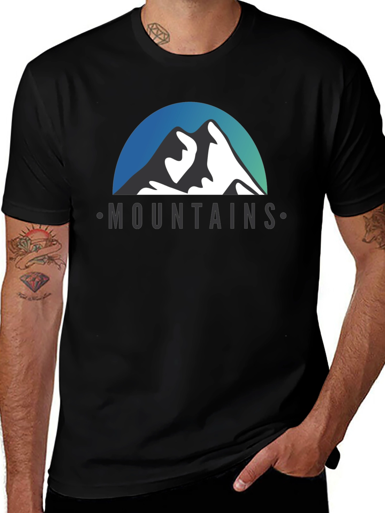 Variant 21 of Mountains Graphic Tee - Stylish Adventure T-Shirt
