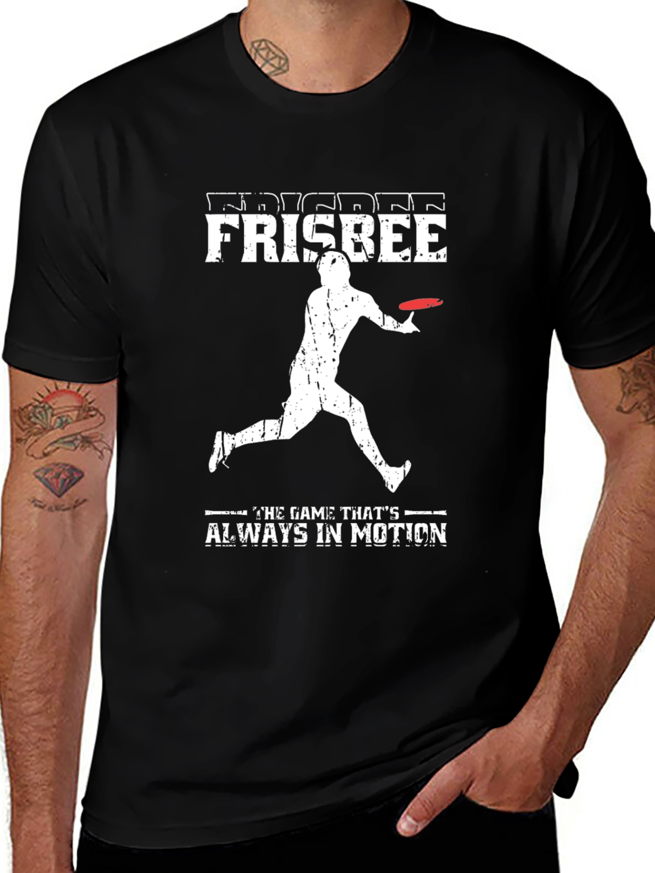 Variant 22 of Frisbee Motion Graphic T-Shirt