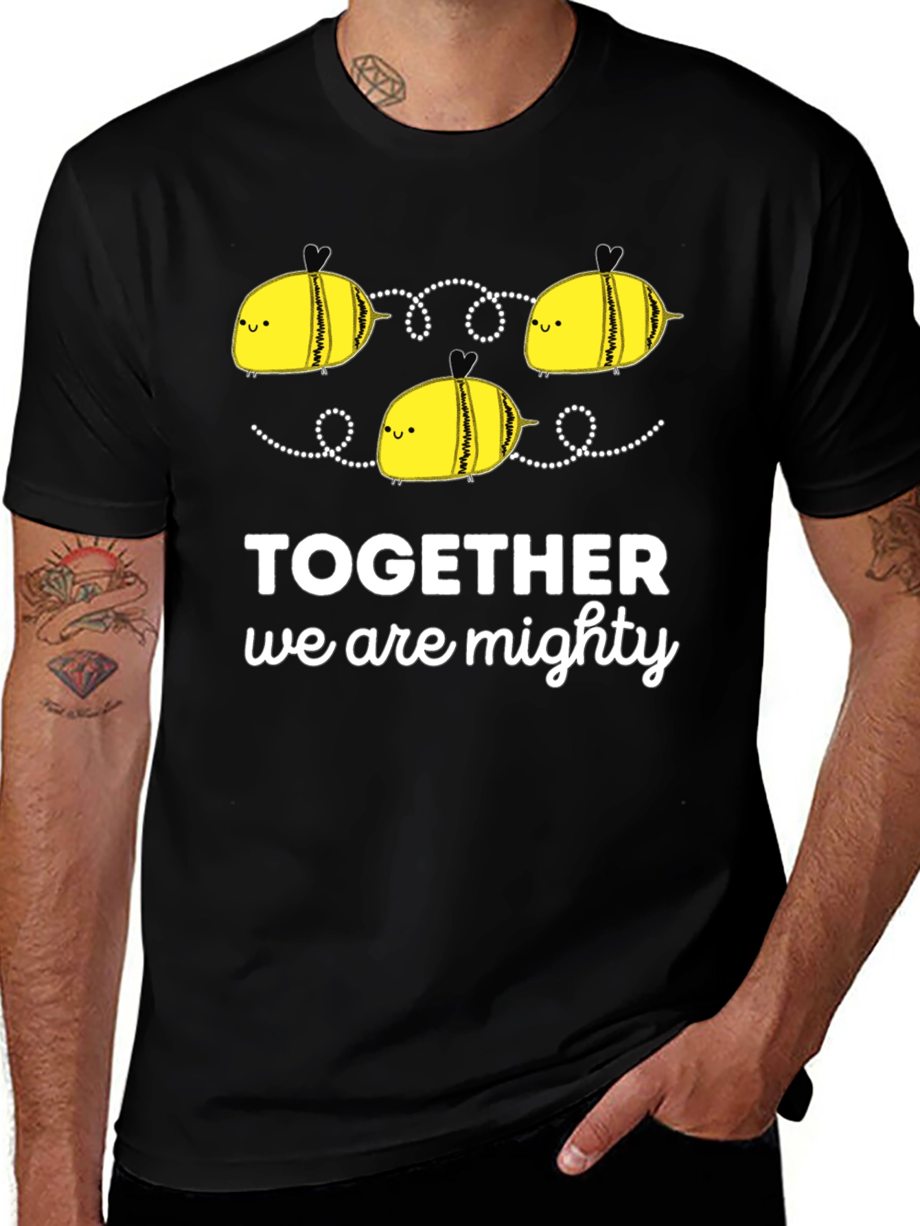 Variant 26 of Together We are Mighty Bee Graphic T-Shirt