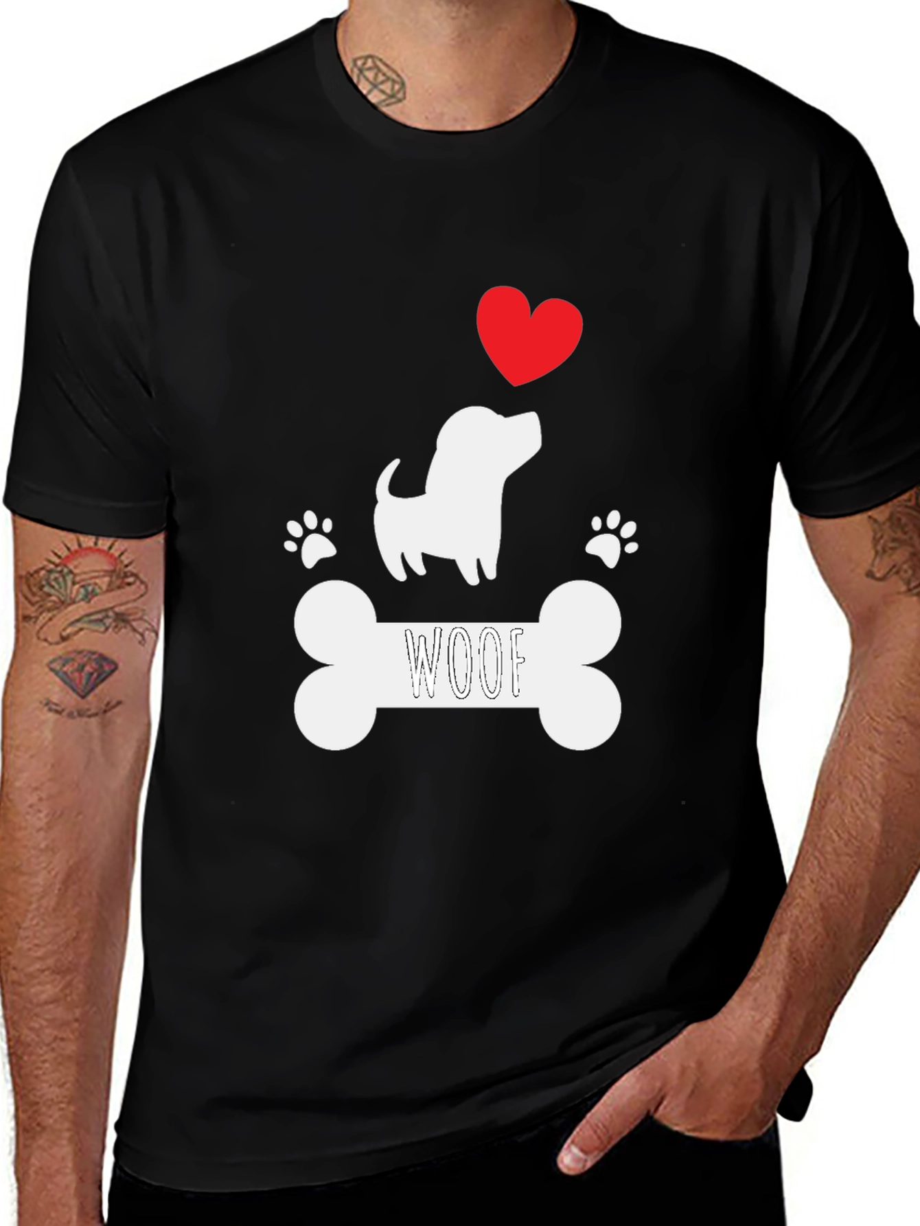 Variant 30 of Woof Dog Lover T-Shirt
