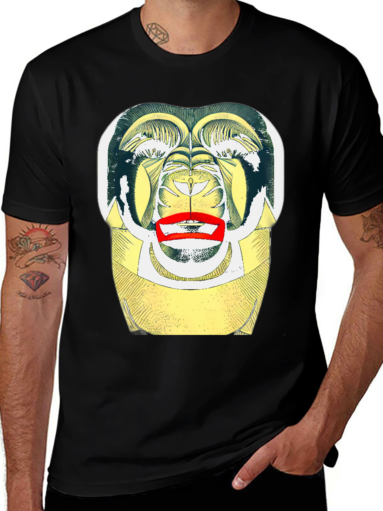 Variant 23 of Graphic Print Gorilla T-Shirt