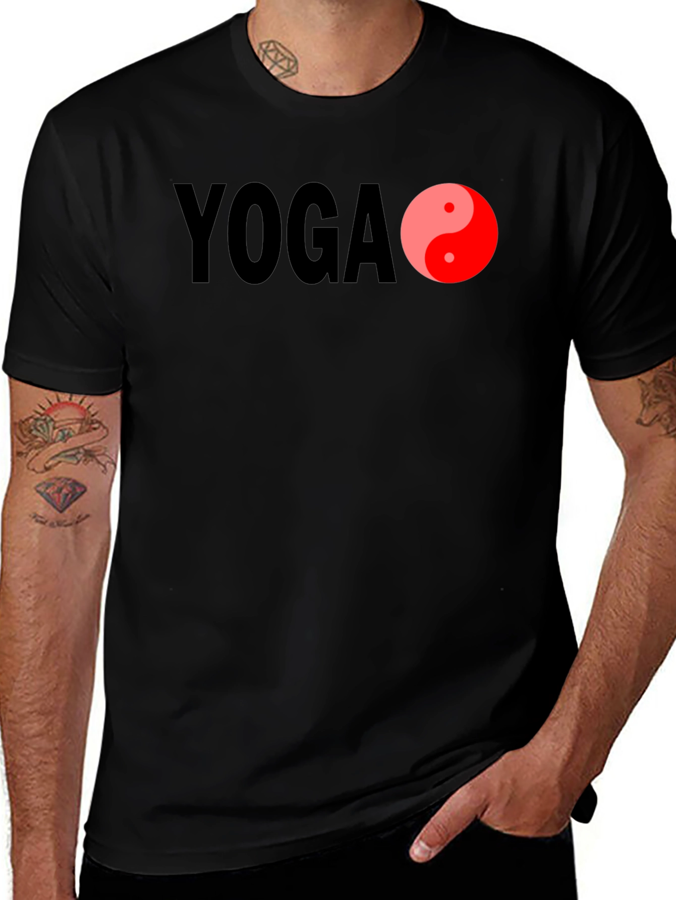Variant 12 of Yoga Yin Yang Graphic Tee - Comfort Fit