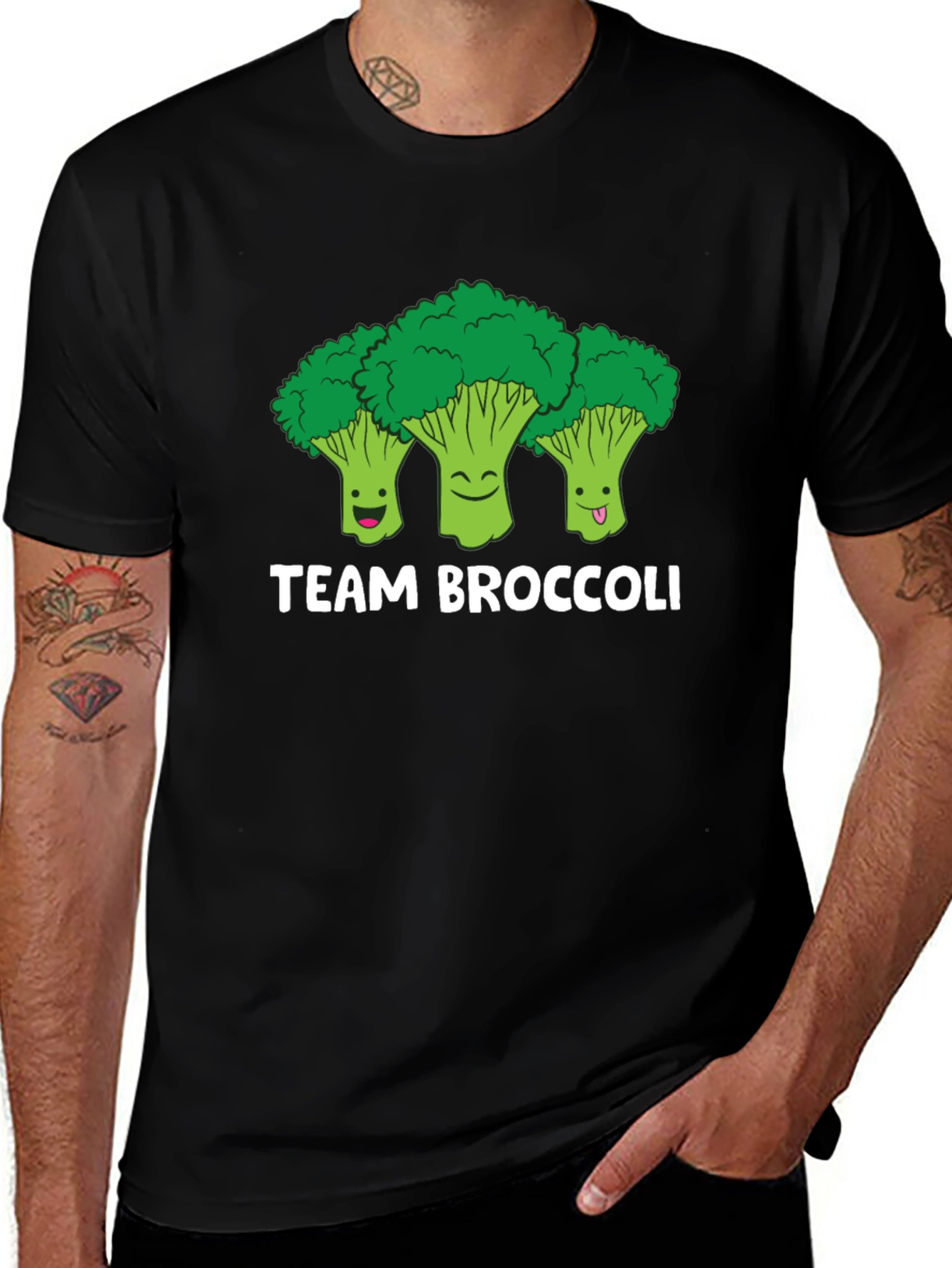 Variant 8 of Team Broccoli Funny Graphic Tee