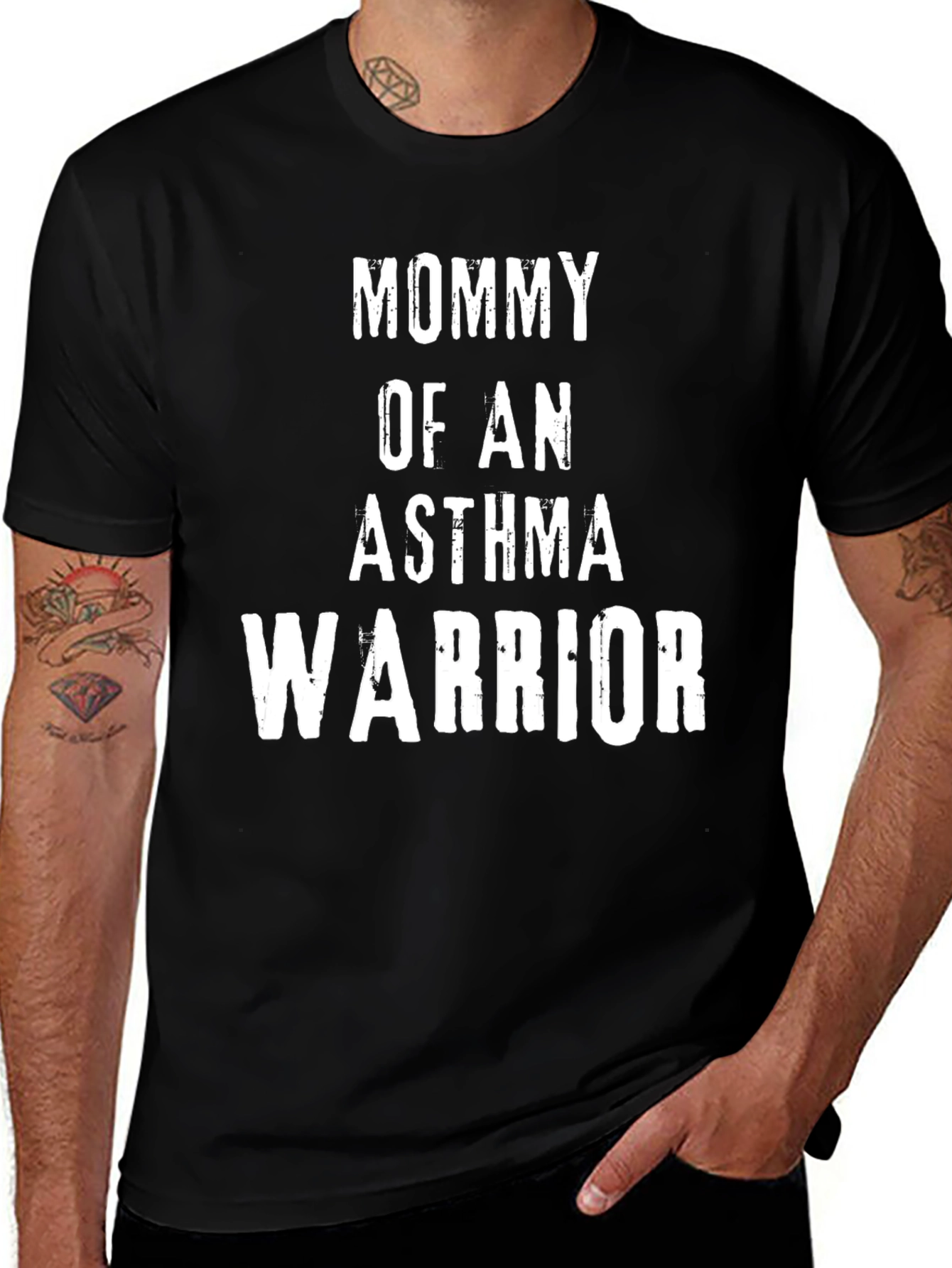Variant 25 of Mommy of an Asthma Warrior T-Shirt
