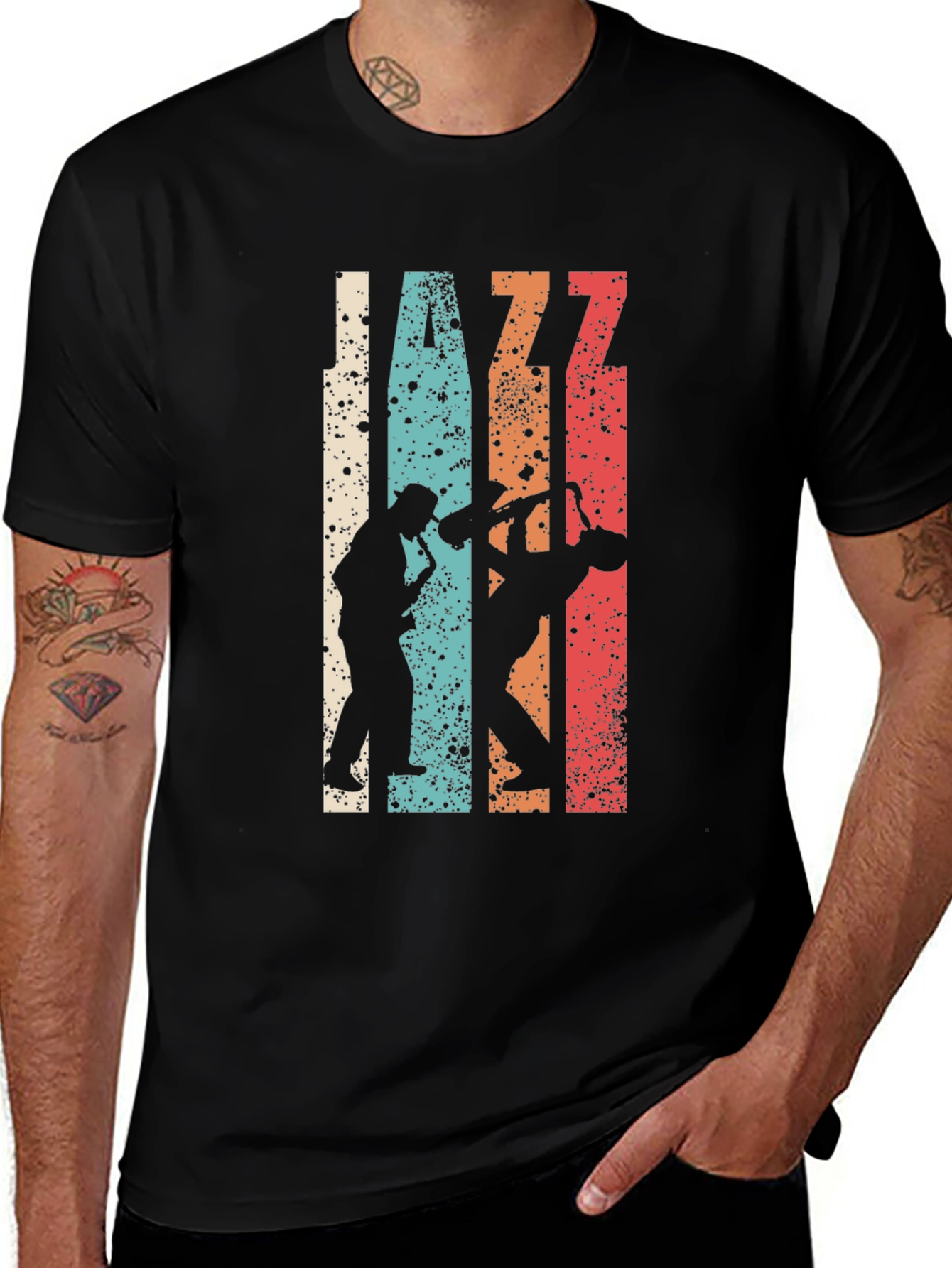 Variant 7 of Vintage Jazz Music T-Shirt - Retro Musician Tee