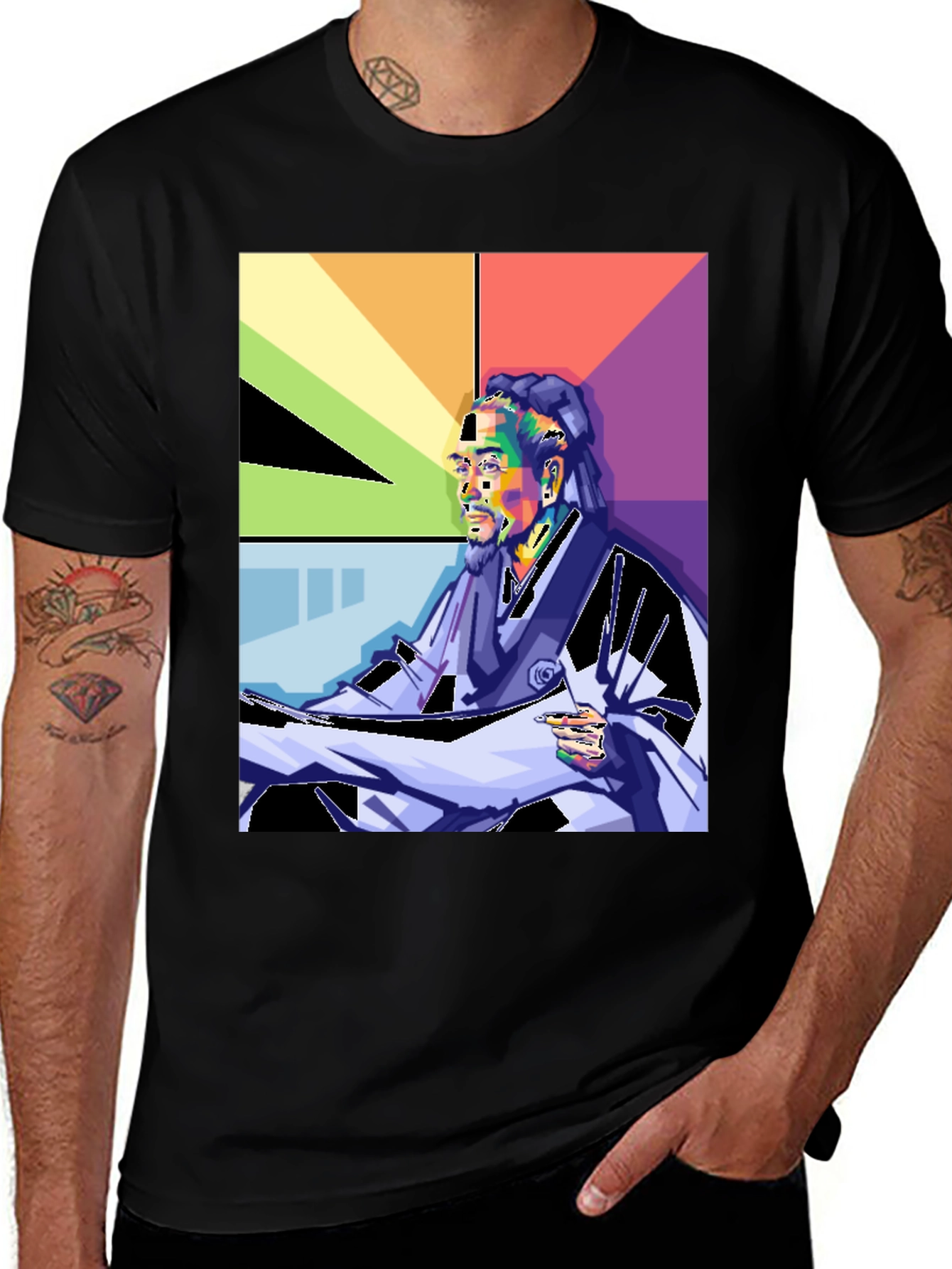 Variant 18 of Snoop Dogg Pop Art Graphic Print T-Shirt