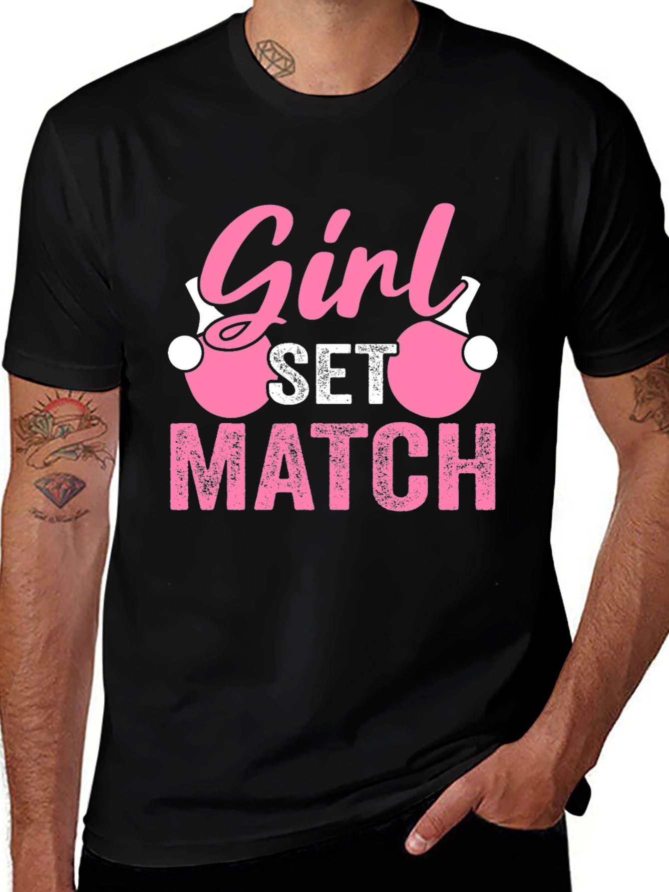 Variant 20 of Girl Set Match Ping Pong T-Shirt