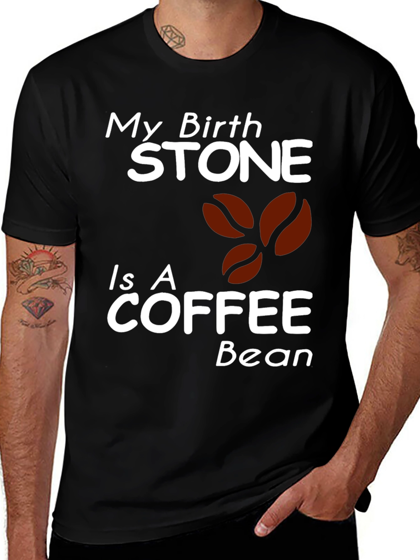 Variant 22 of Coffee Bean Birthstone Graphic Tee