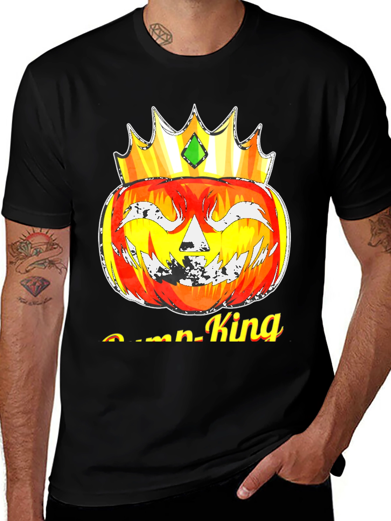 Pumpkin King Graphic T-Shirt - Halloween Tee