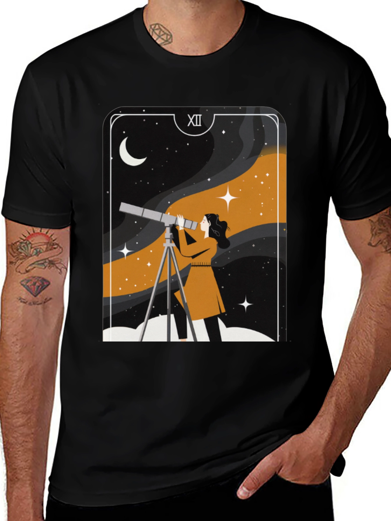 Variant 23 of Celestial Dreamer Tarot Card T-Shirt