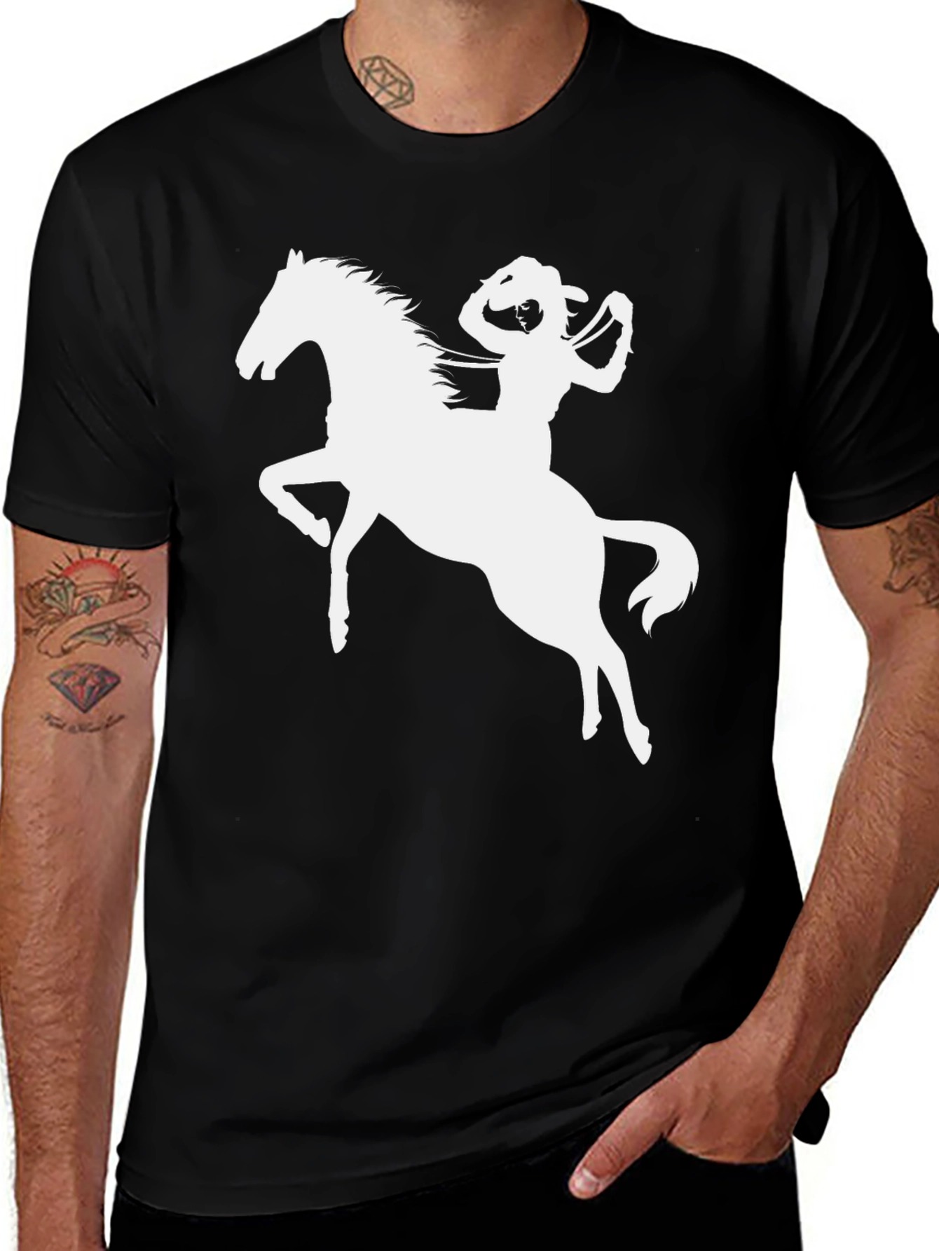 Variant 12 of Cowboy Horse Graphic Tee