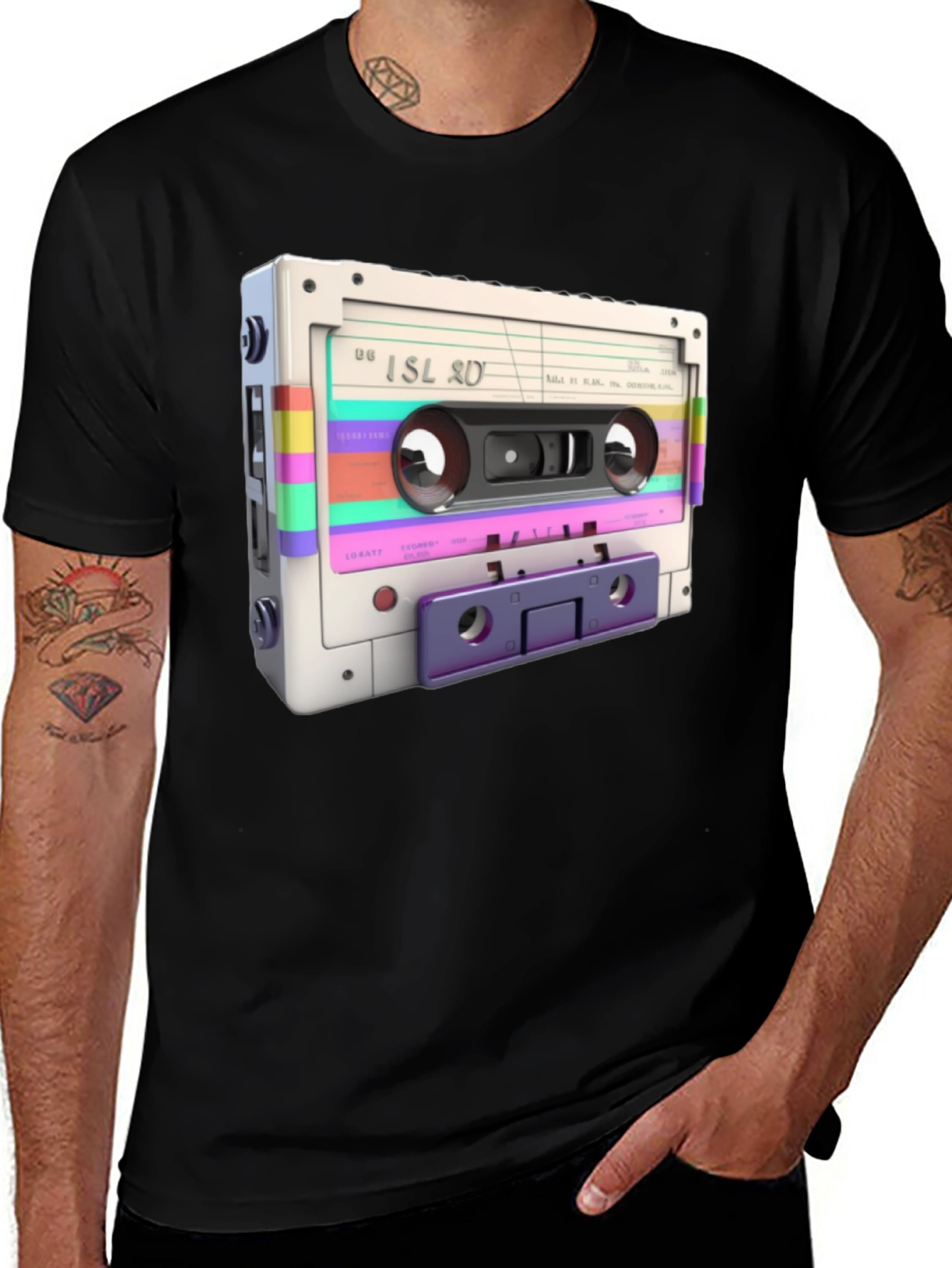 Variant 7 of Retro Mixtape T-Shirt - Throwback 80s Style