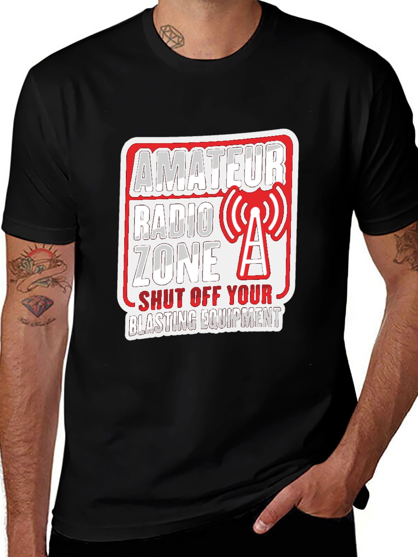 Amateur Radio Zone Novelty T-Shirt