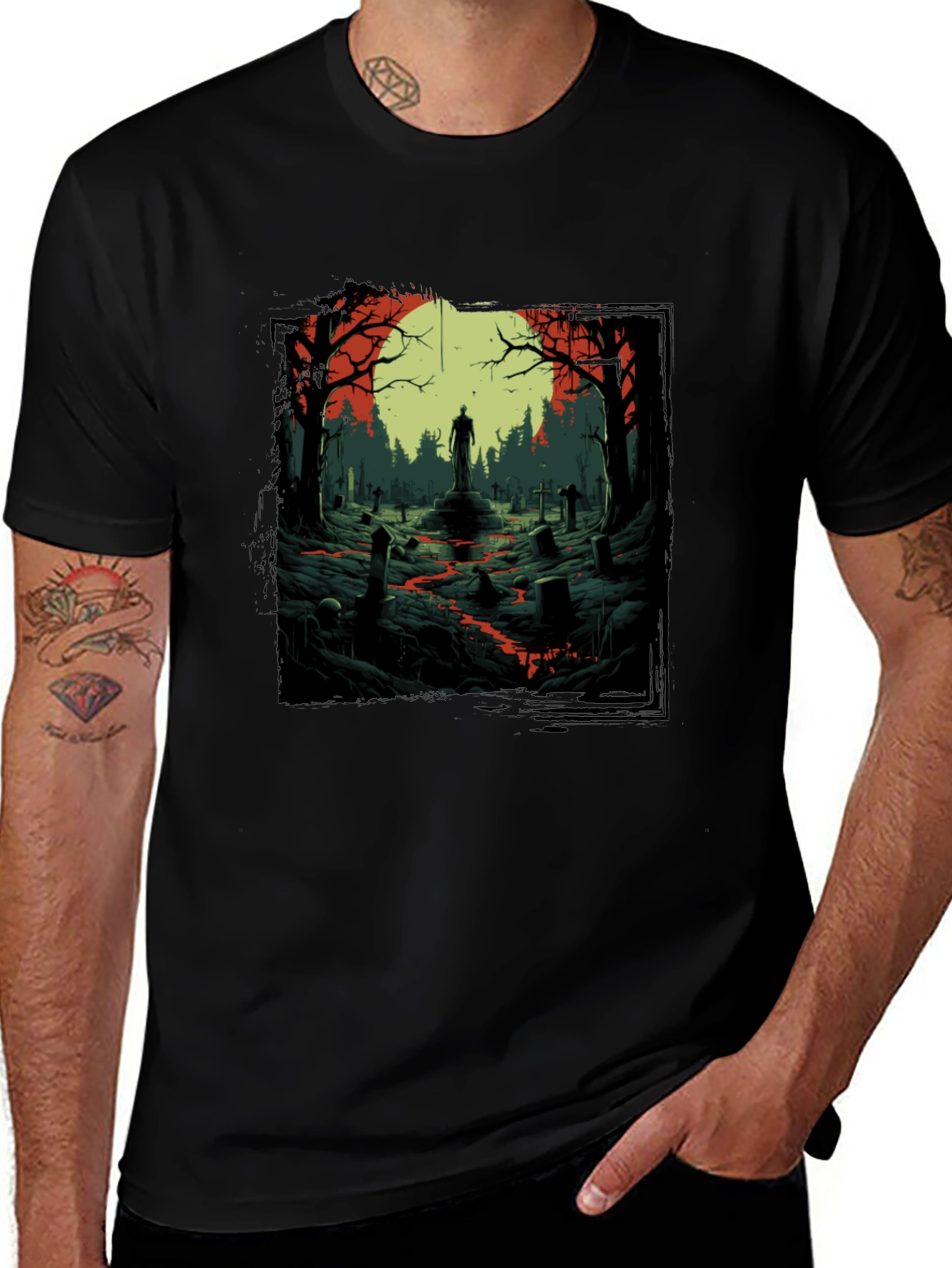 Creepy Graveyard T-Shirt