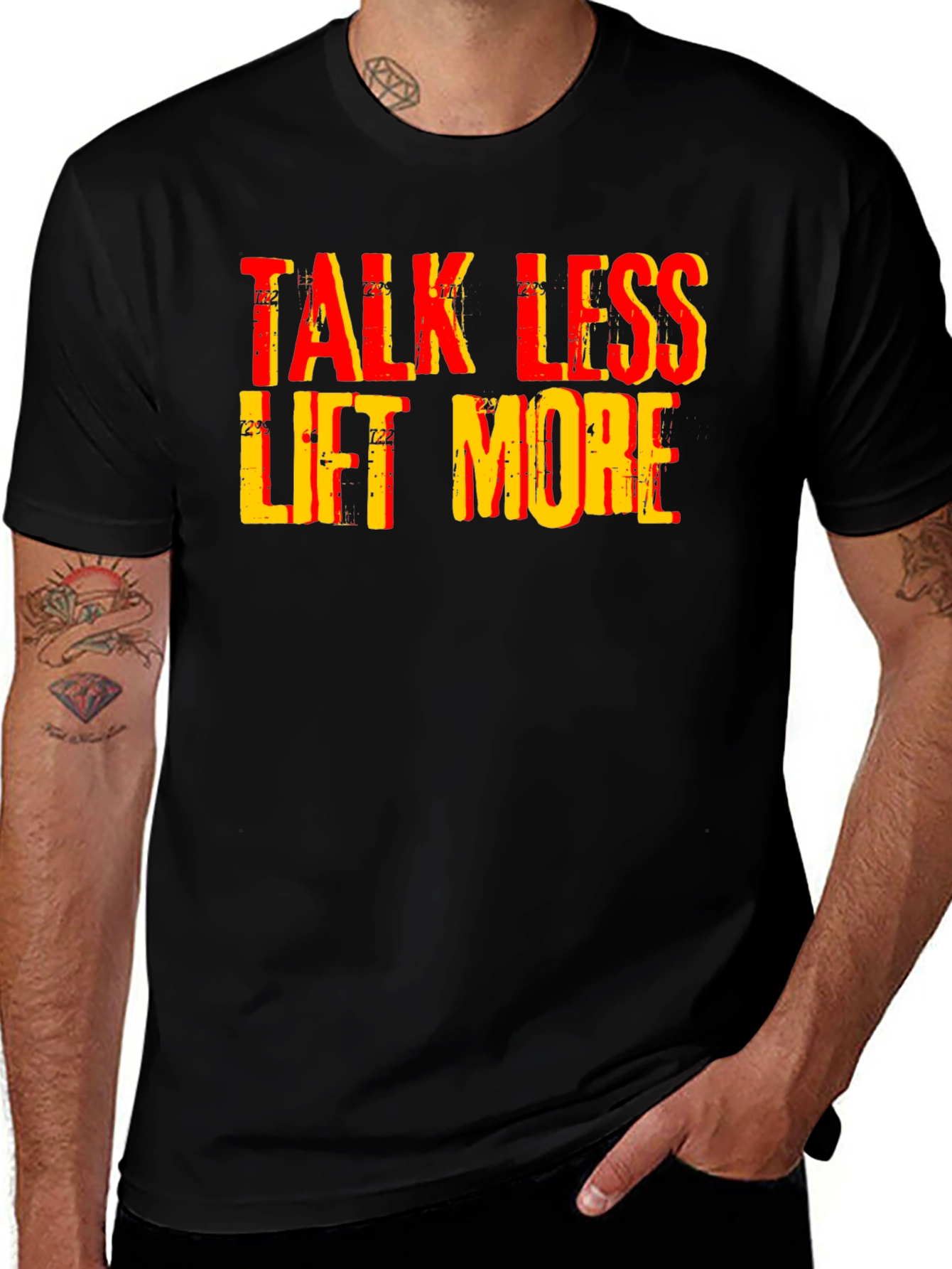 Variant 2 of Talk Less Lift More Graphic Tee