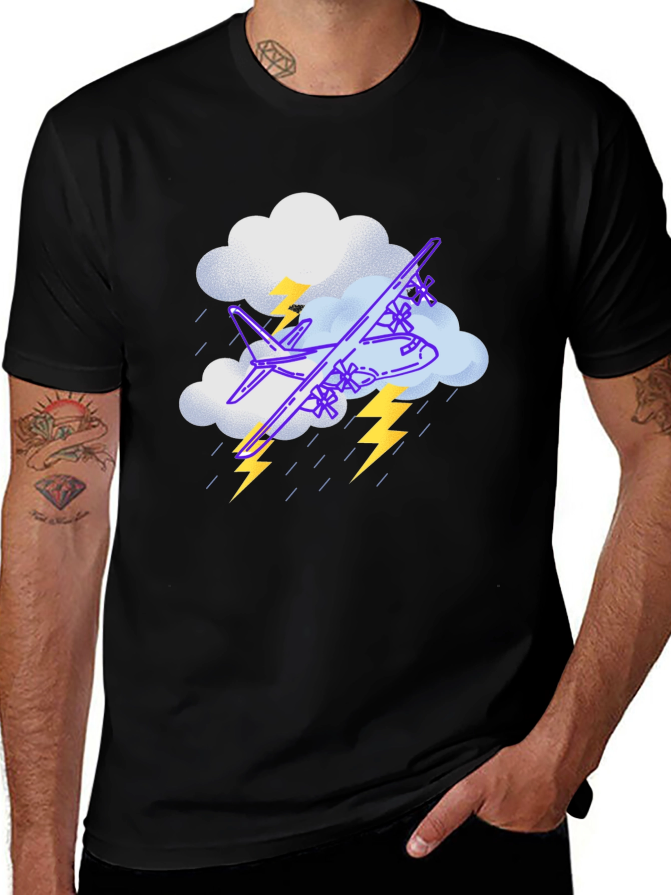 Variant 13 of Stormy Flight Graphic T-Shirt
