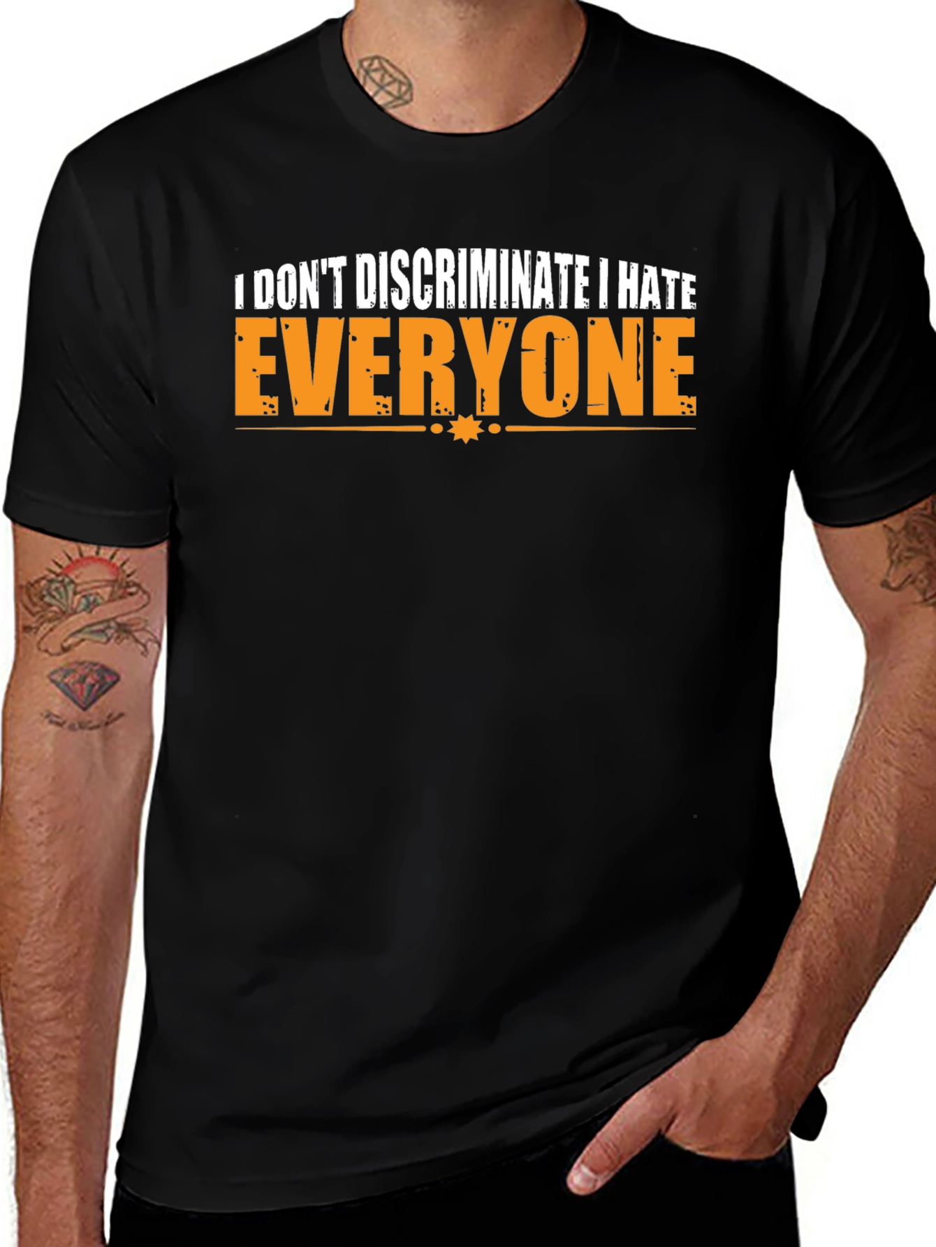 Variant 27 of I Hate Everyone Graphic Tee