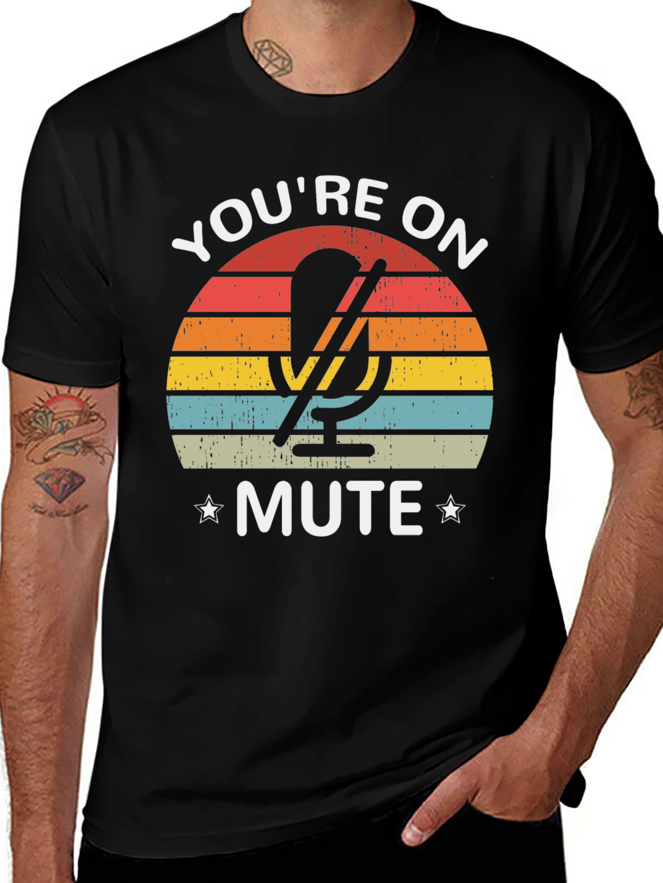 Variant 19 of You're On Mute T-Shirt - Funny Graphic Tee