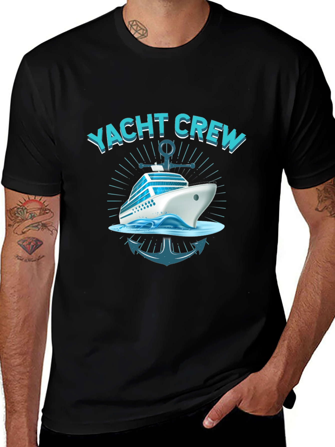 Variant 29 of Yacht Crew Graphic T-Shirt