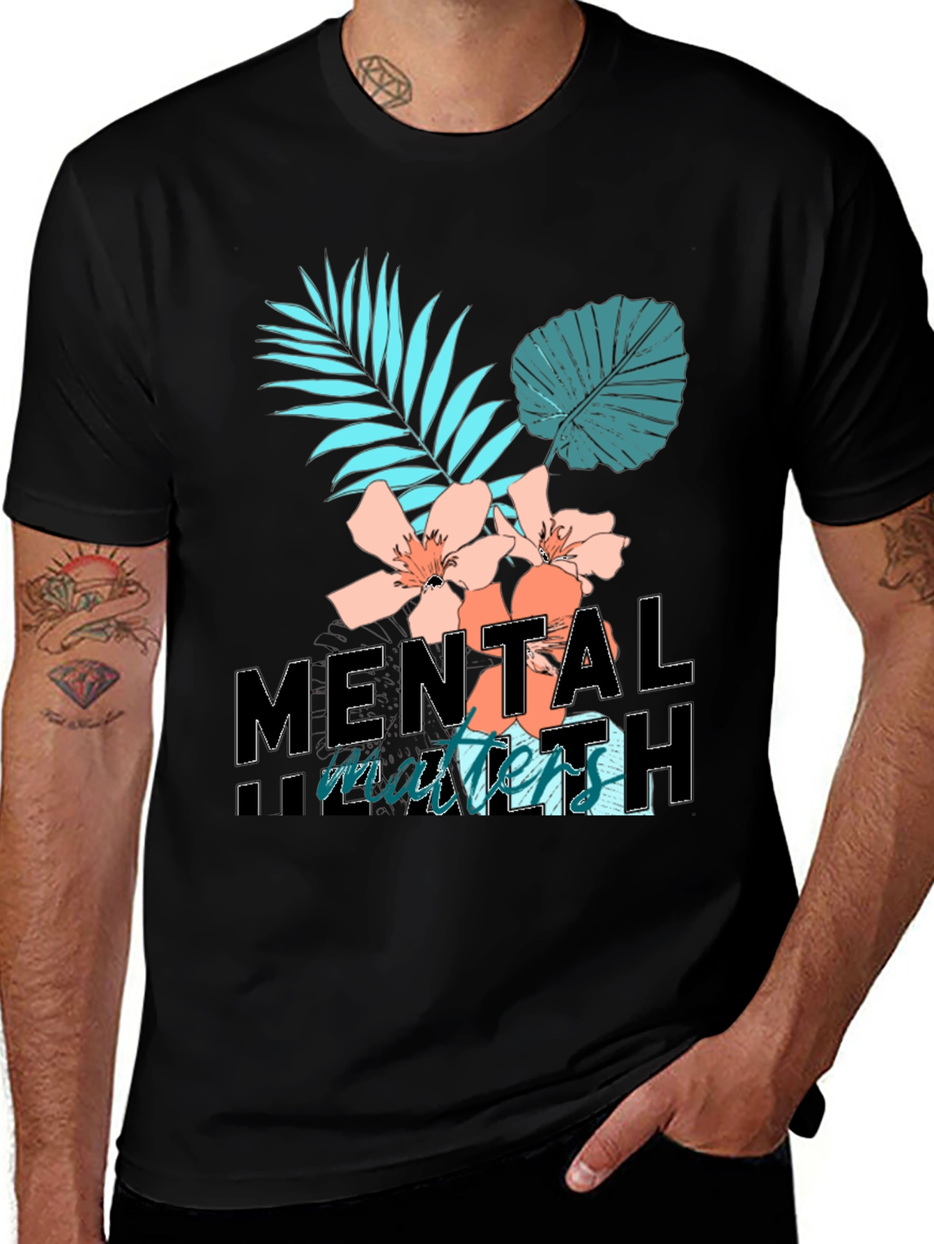 Variant 19 of Mental Health Matters Graphic T-Shirt