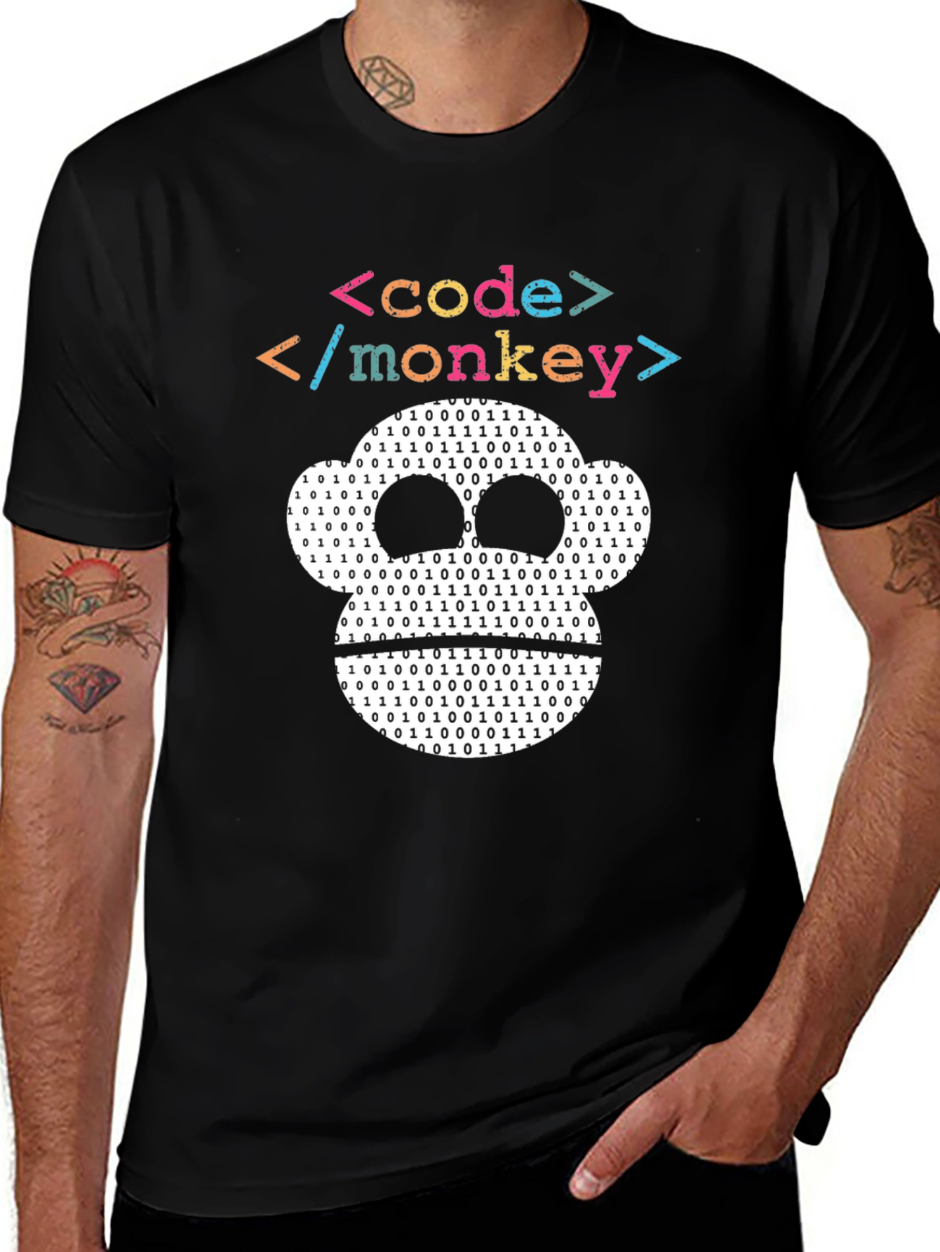 Code Monkey Graphic T-Shirt