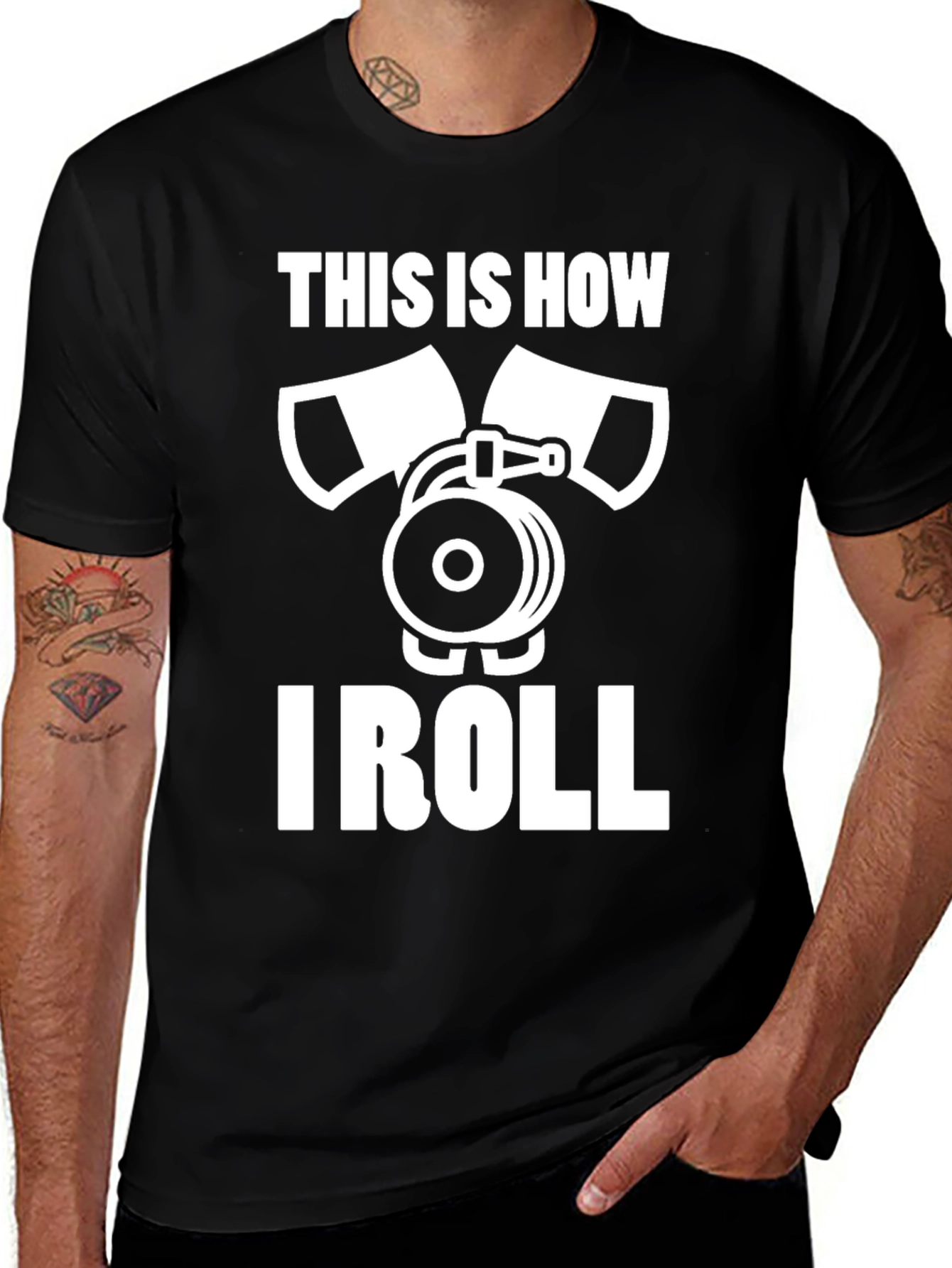 Variant 19 of Firefighter This Is How I Roll Graphic T-Shirt