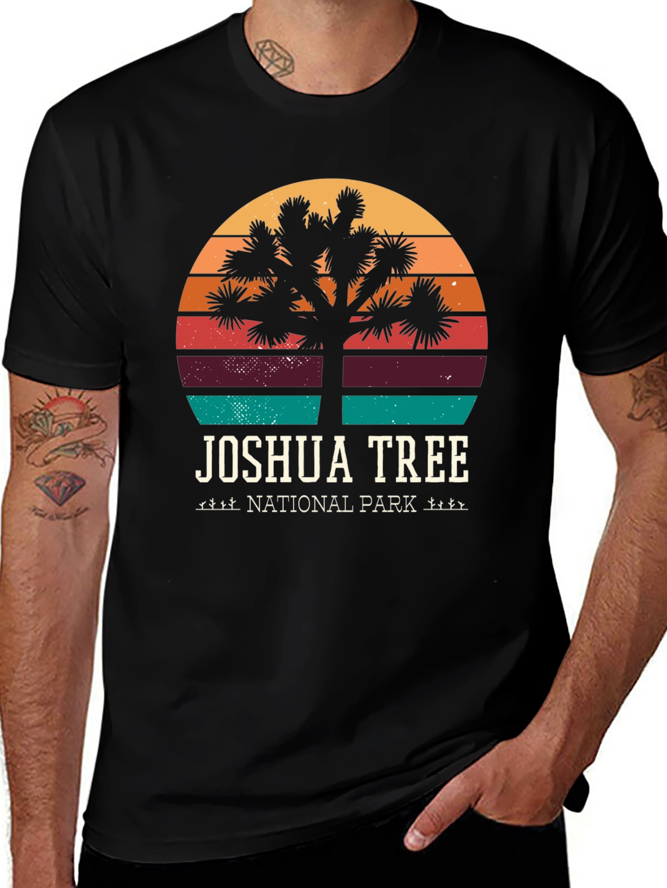 Joshua Tree National Park Retro Graphic T-Shirt