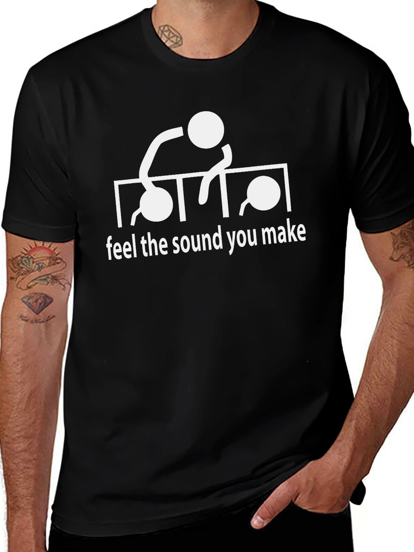 Variant 17 of Feel The Sound You Make T-Shirt