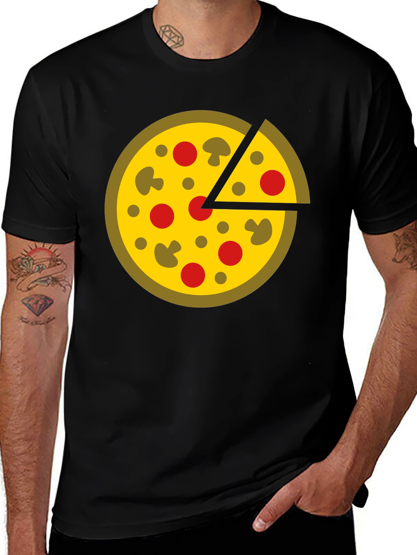 Variant 23 of Pizza Graphic Tee - Fun & Stylish Casual Wear