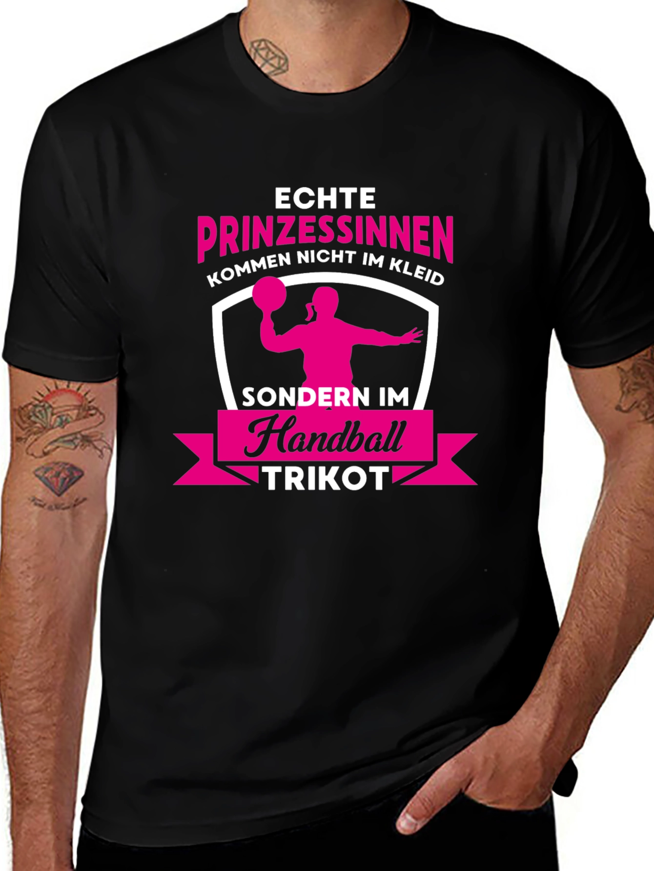 Echte Prinzessinnen Handball T-Shirt