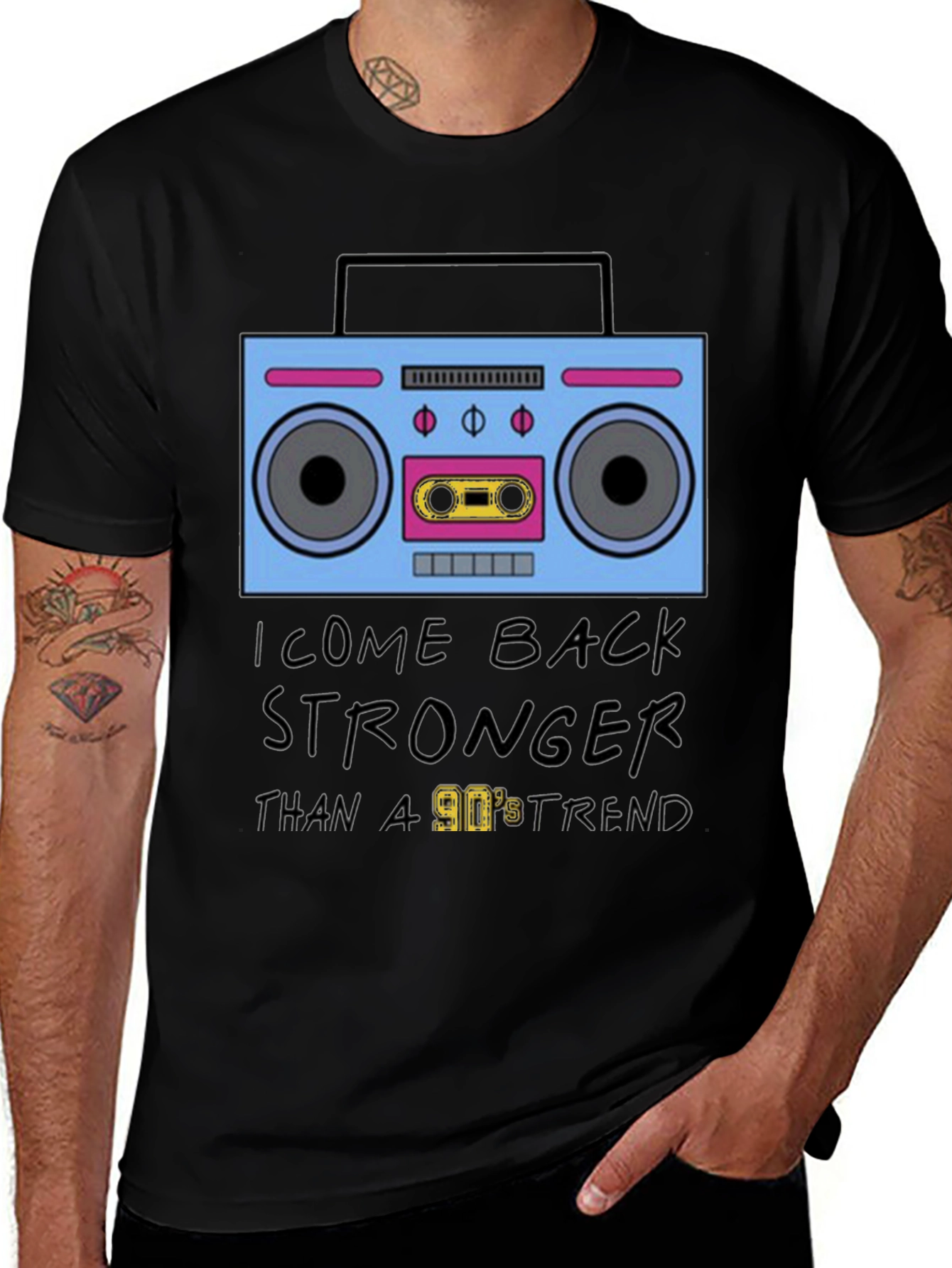 Variant 13 of 90s Boombox Retro Style T-Shirt