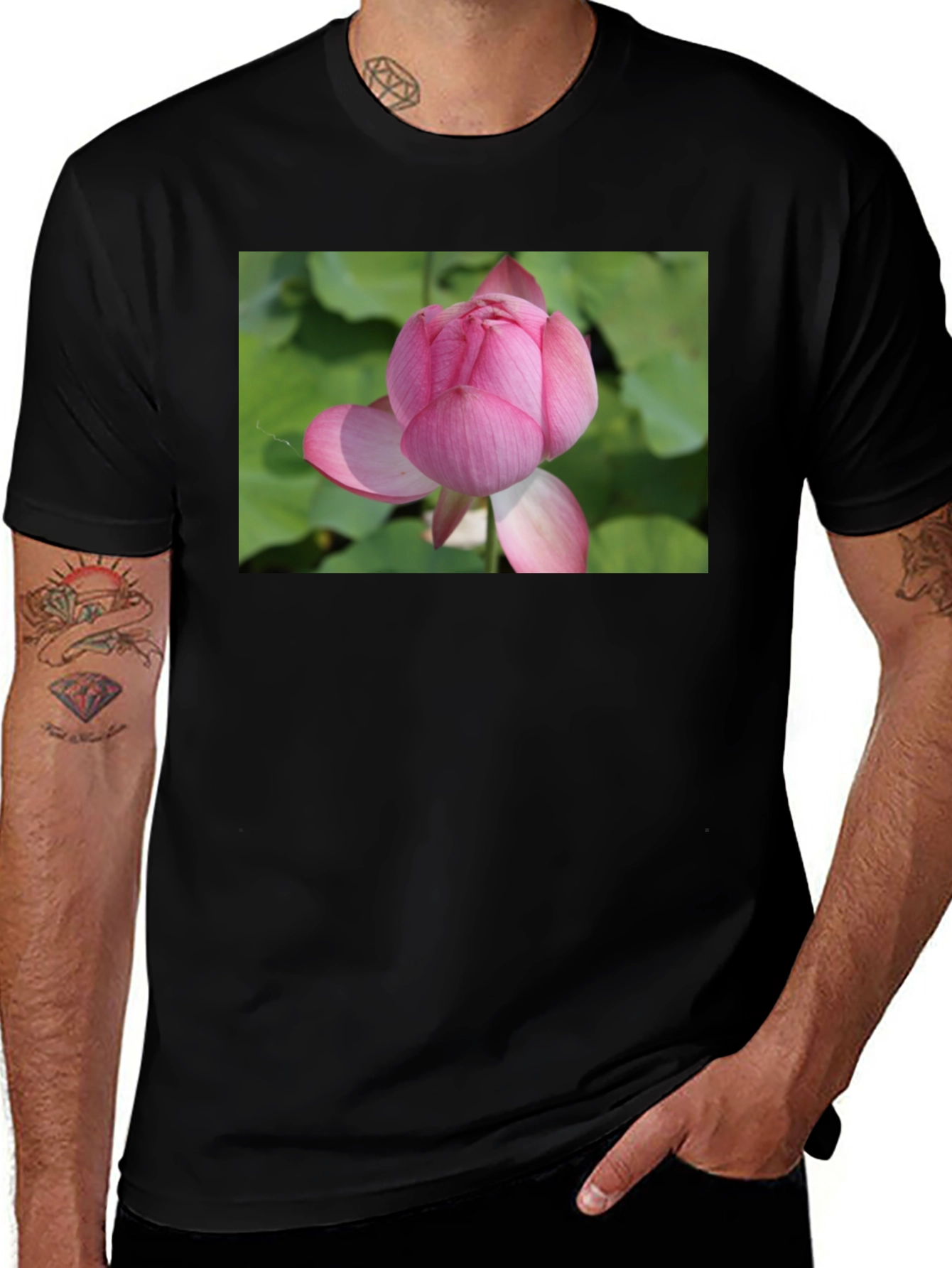 Variant 21 of Lotus Flower Graphic Tee