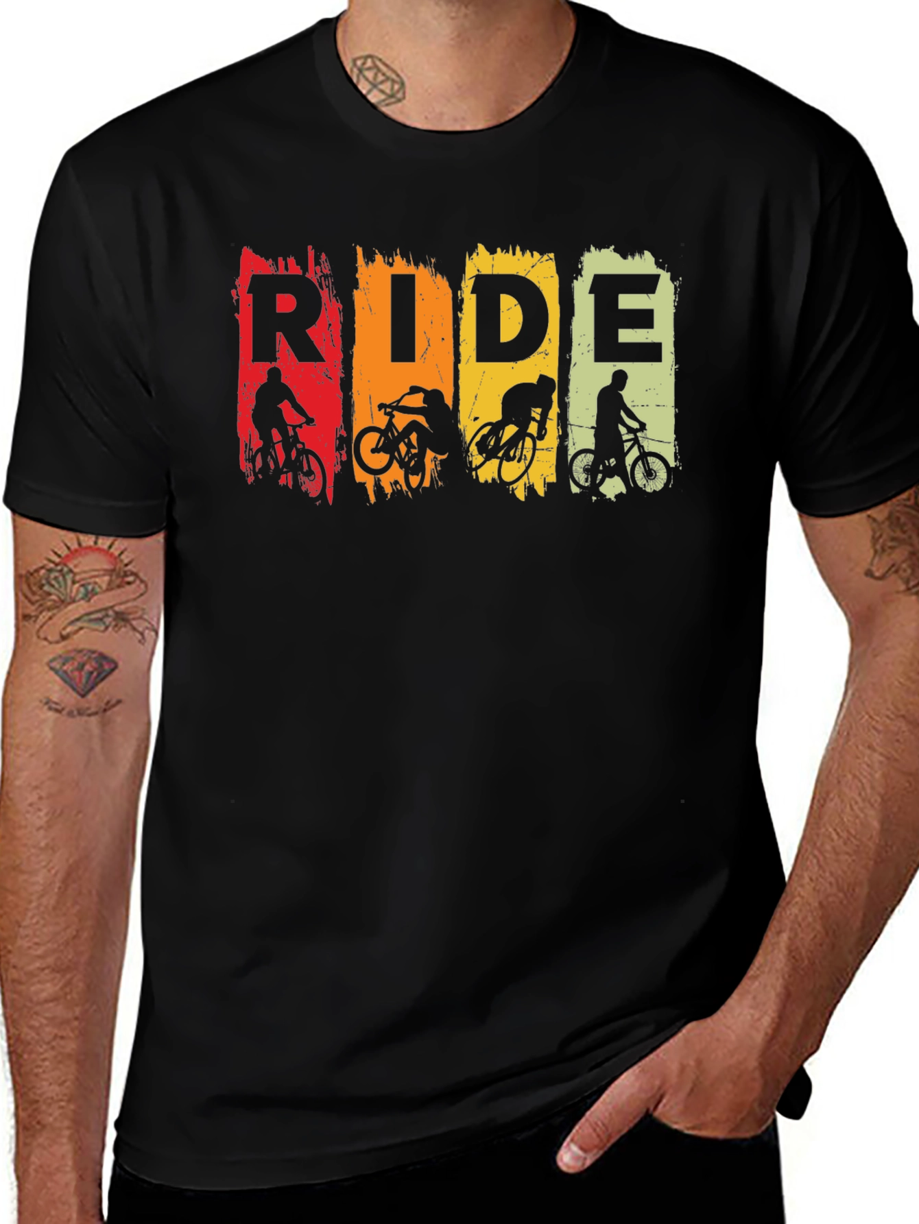 Variant 18 of Retro Ride T-Shirt: Biking Adventure
