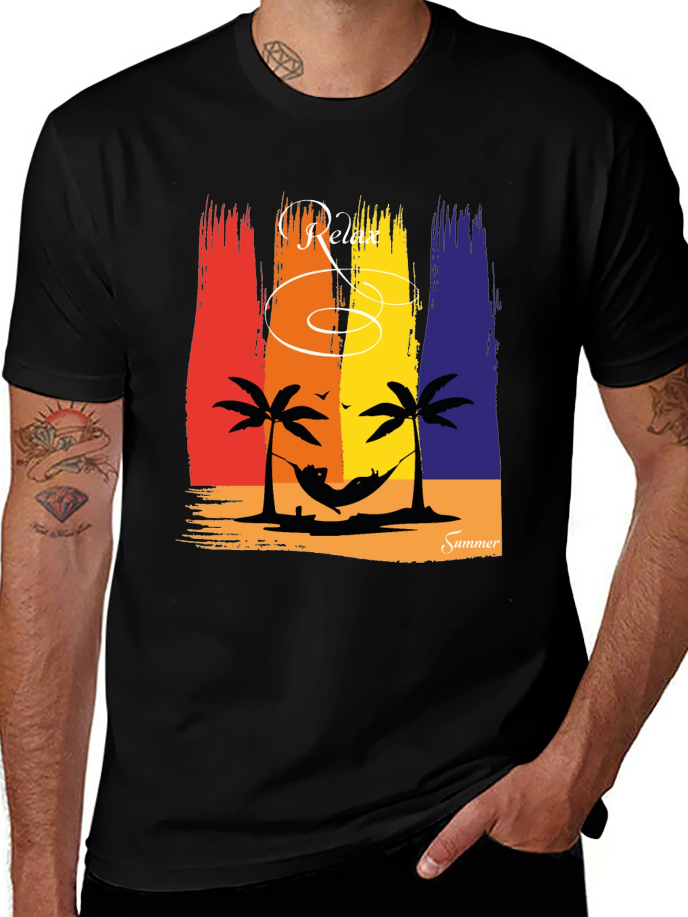 Variant 3 of Relax Summer Beach T-Shirt