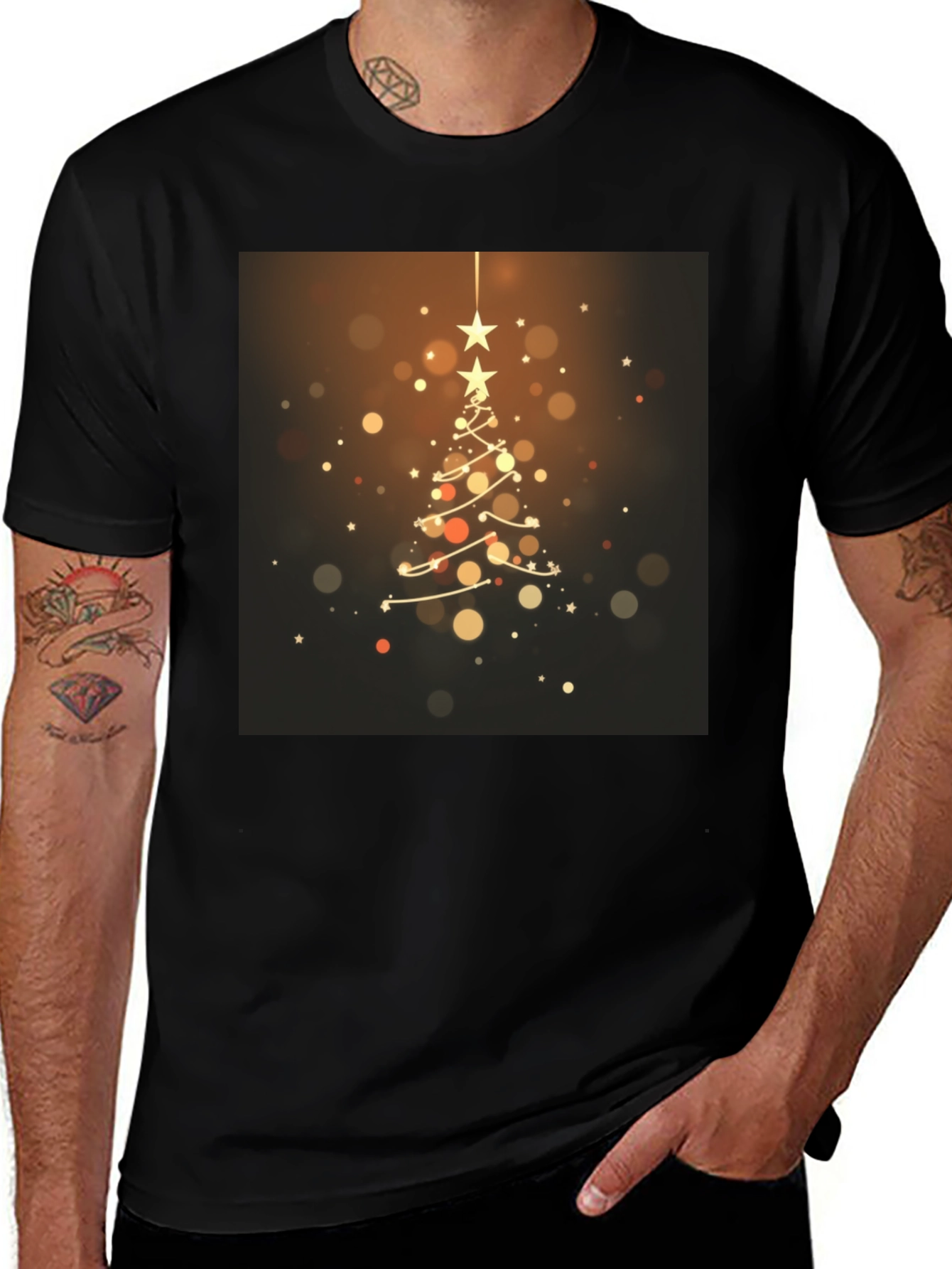 Variant 9 of Festive Christmas Tree Graphic Tee