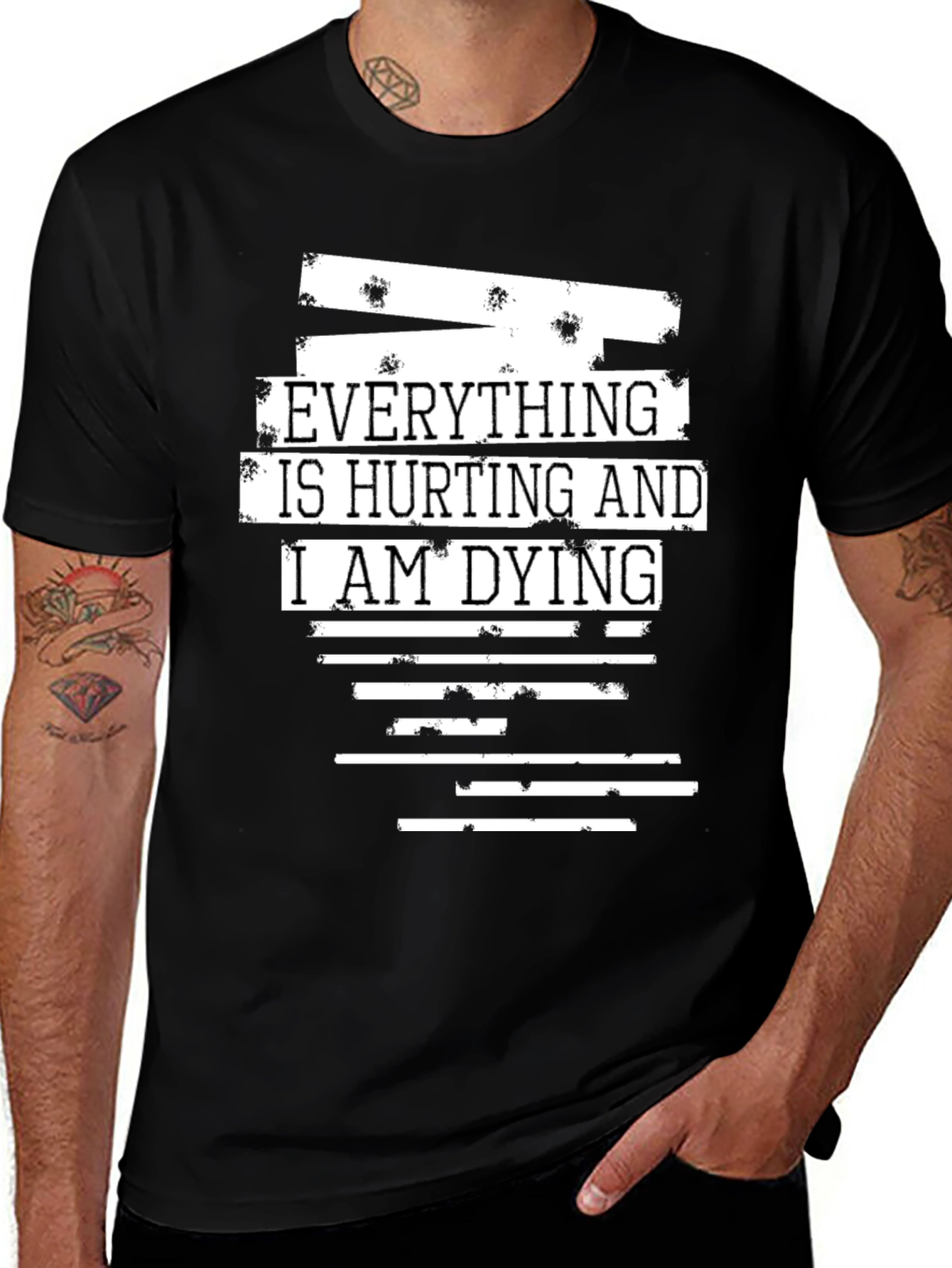 Variant 17 of Everything is Hurting Graphic Tee