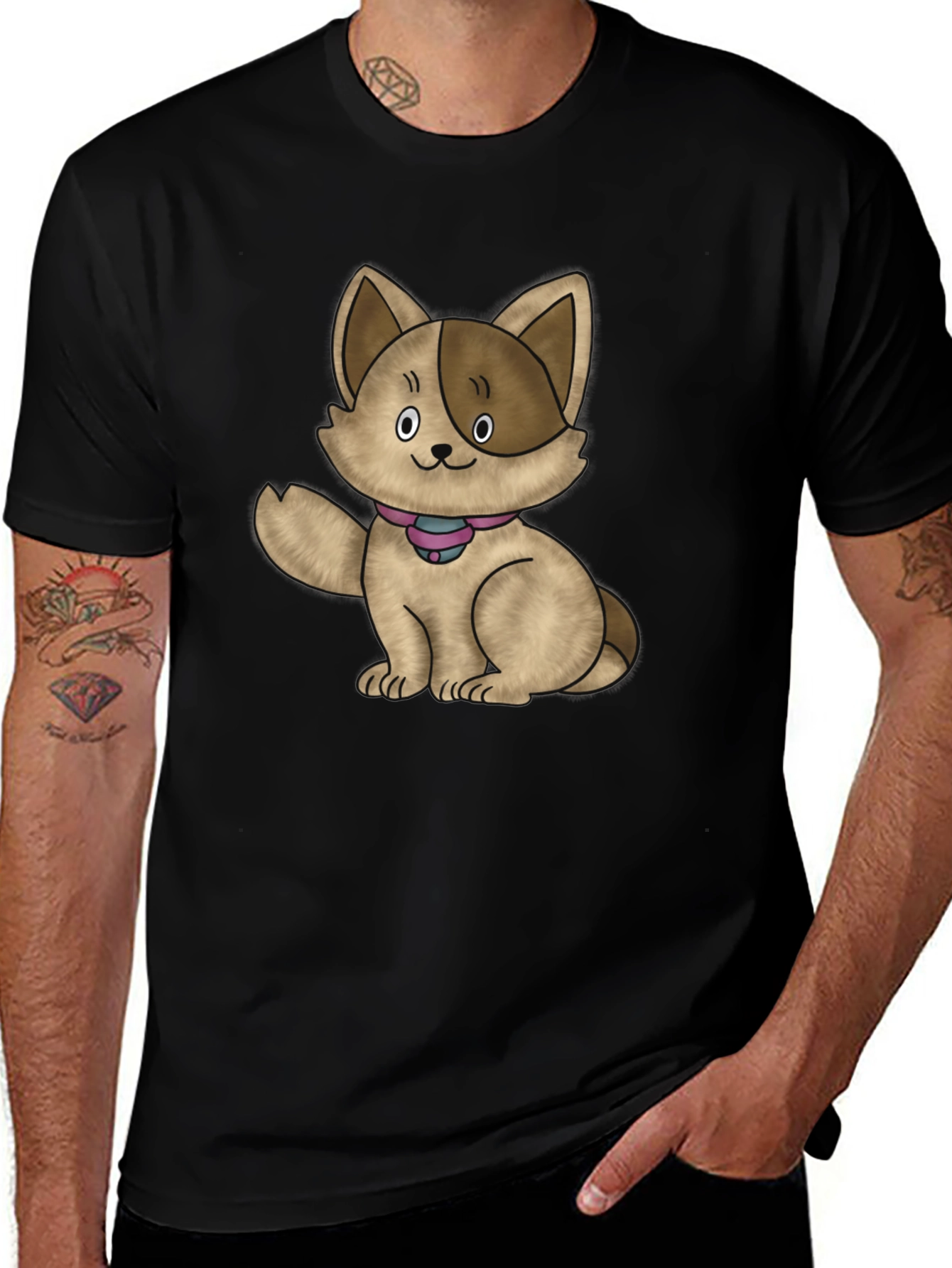 Variant 17 of Cute Cartoon Cat T-Shirt