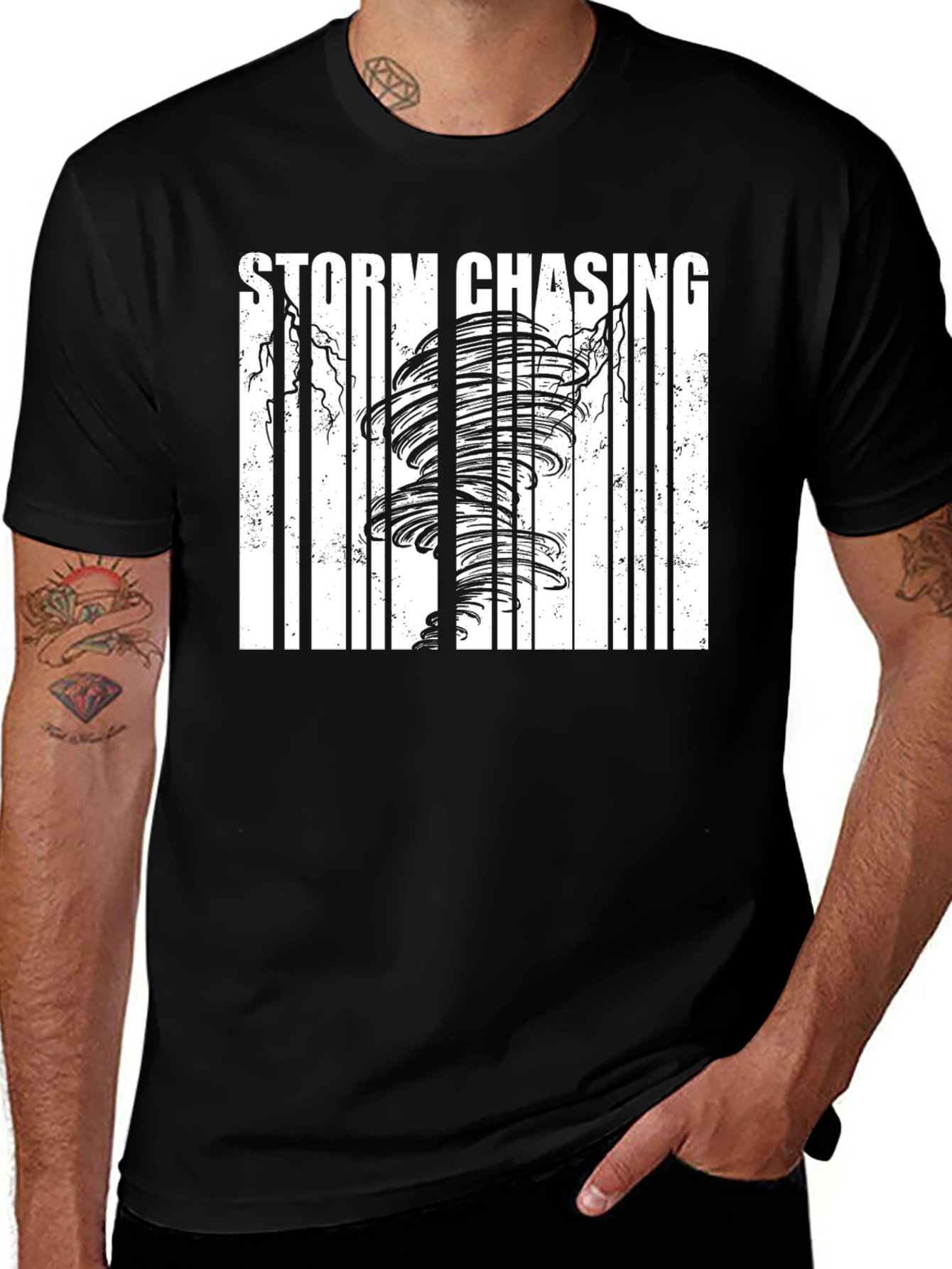 Variant 29 of Storm Chasing Tornado Graphic T-Shirt