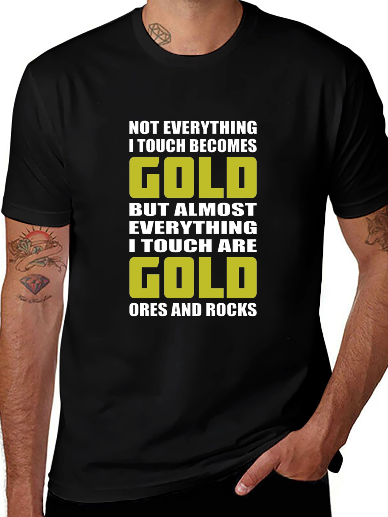Variant 5 of Gold Touch T-Shirt - Funny Gold Prospecting Shirt