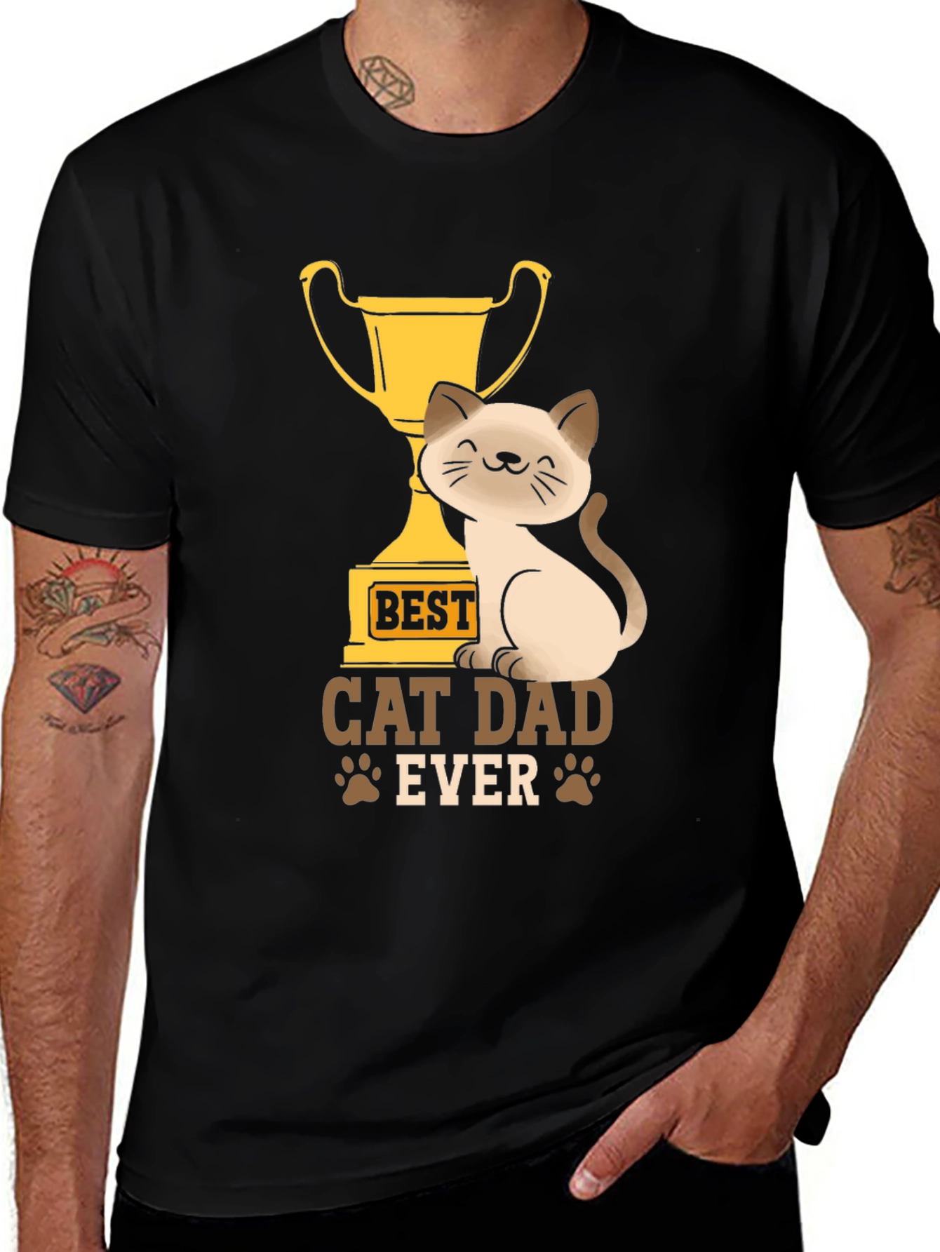 Best Cat Dad Ever T-Shirt