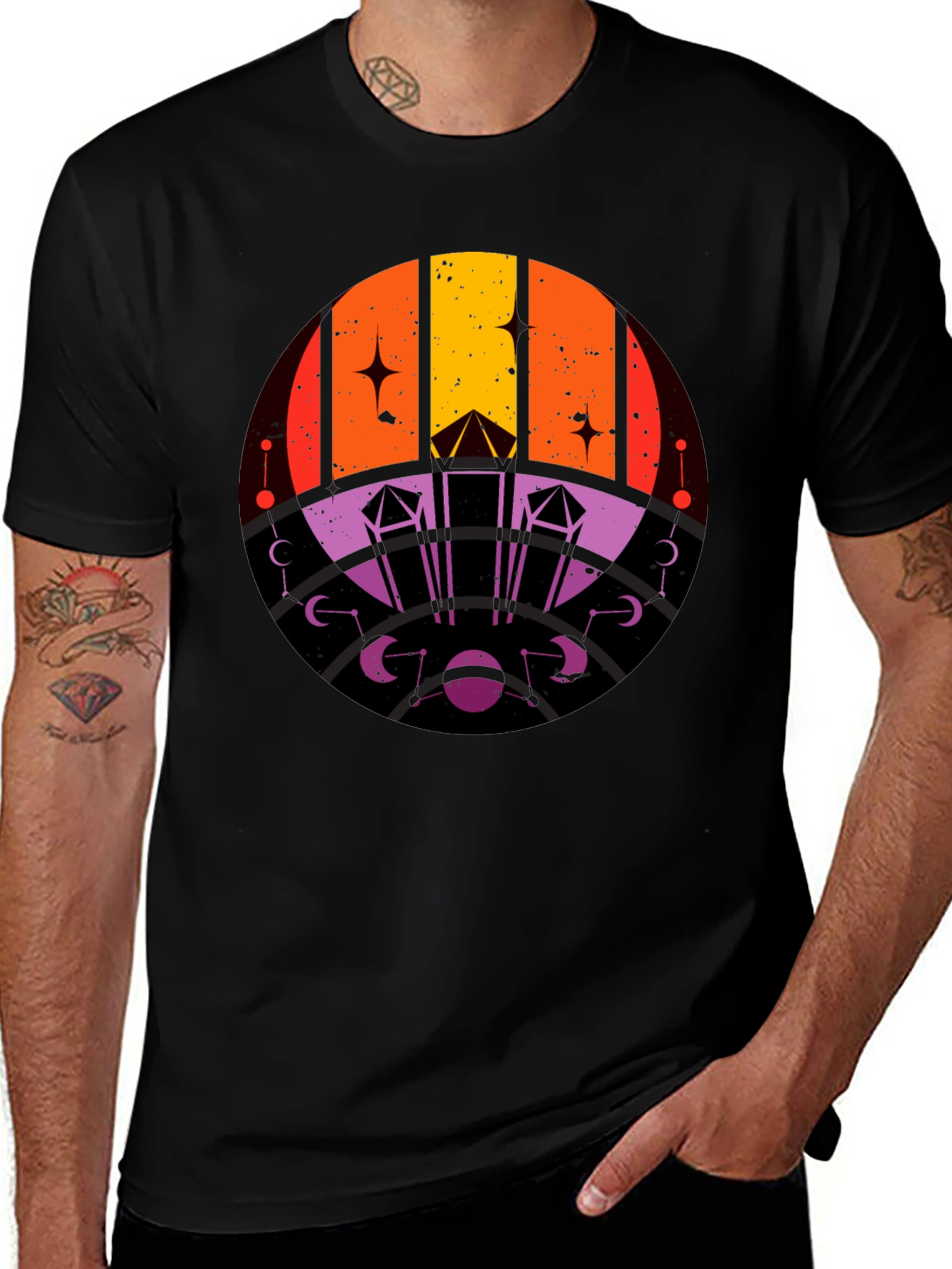 Variant 28 of Retro Dice Tee - RPG Gamer T-Shirt