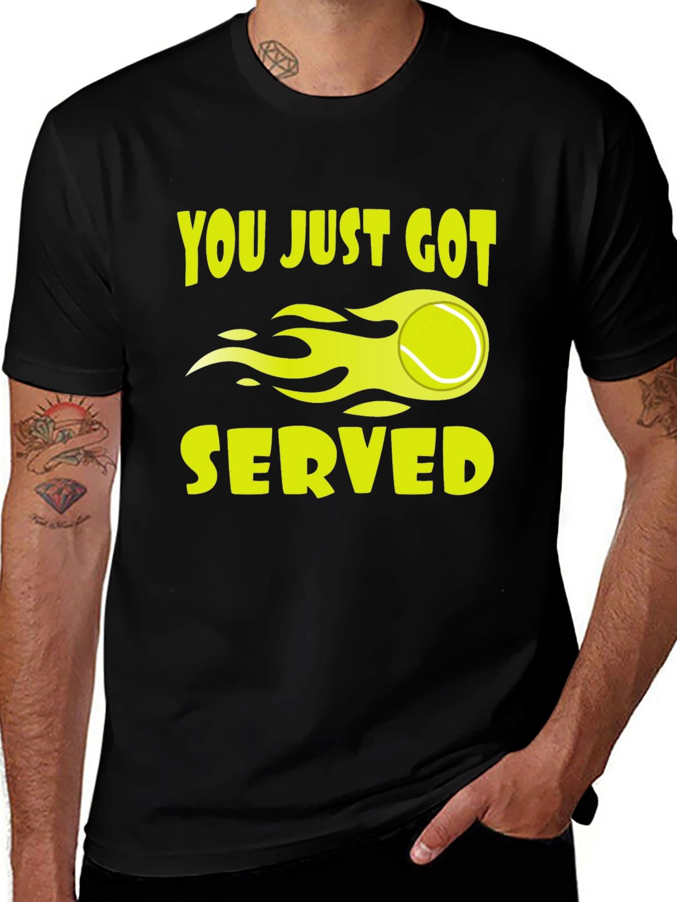 Variant 13 of You Just Got Served Tennis T-Shirt