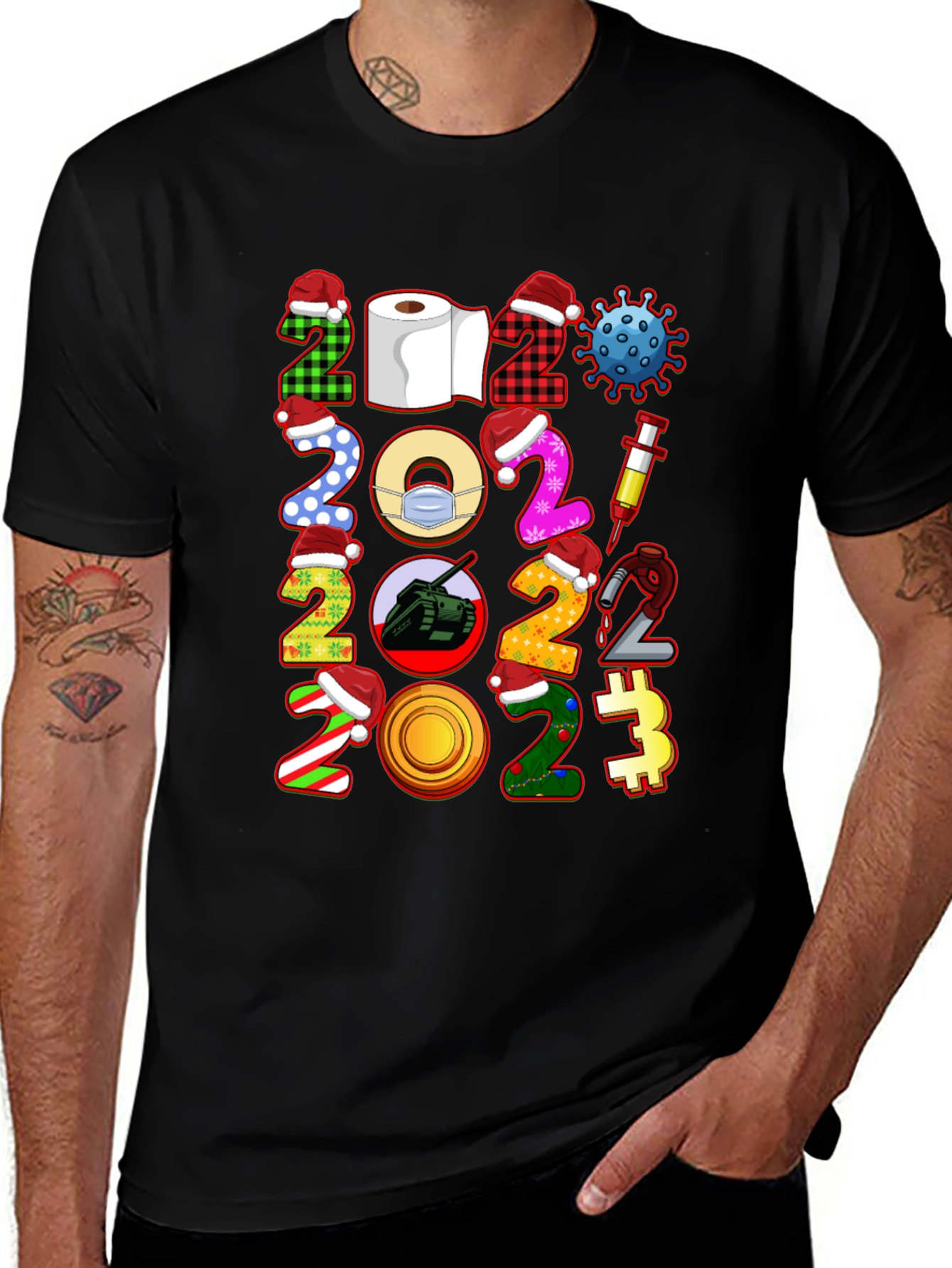 Variant 27 of Festive 2020-2023 Novelty T-Shirt