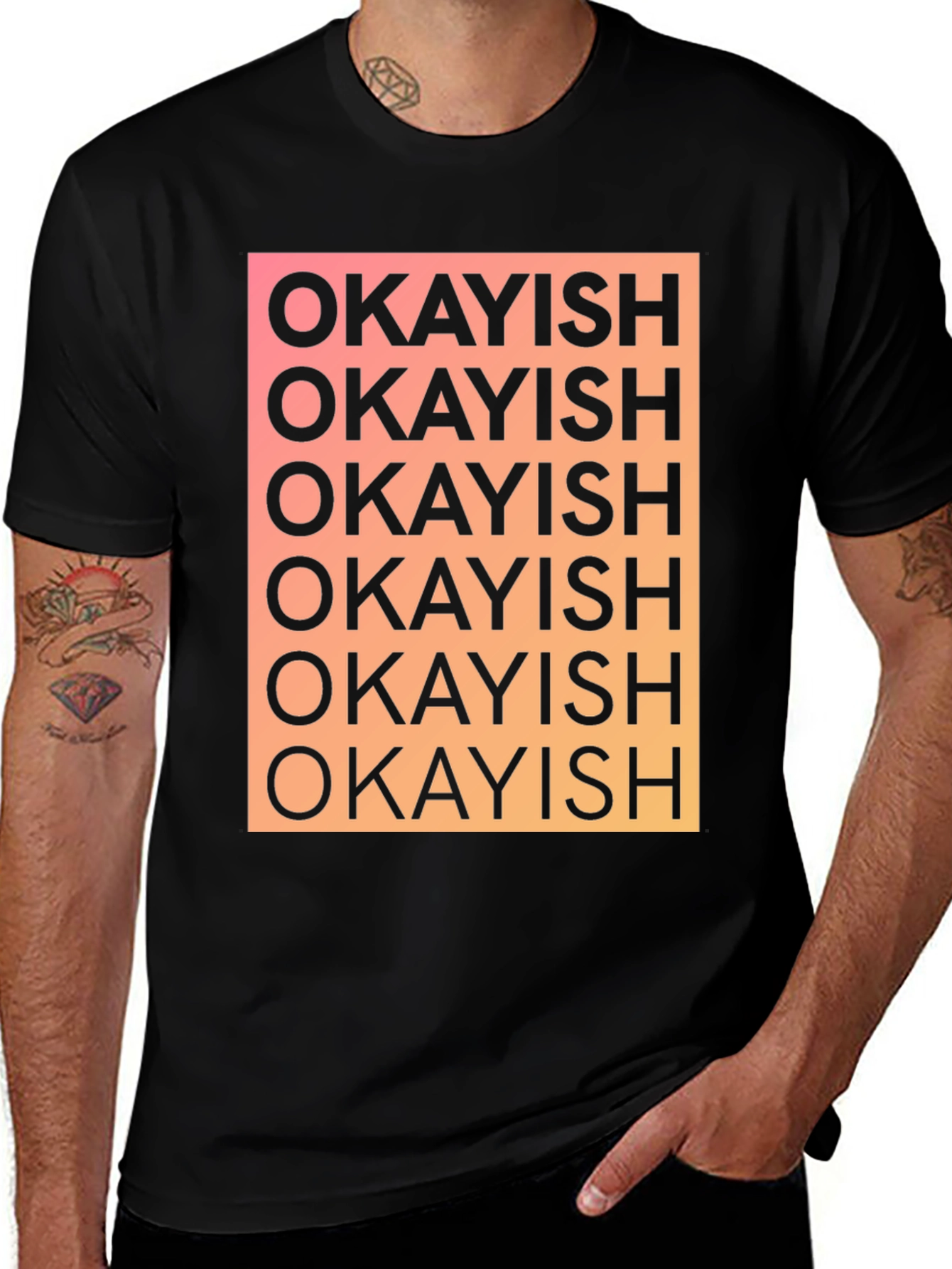 Variant 10 of Okayish Graphic Print T-Shirt
